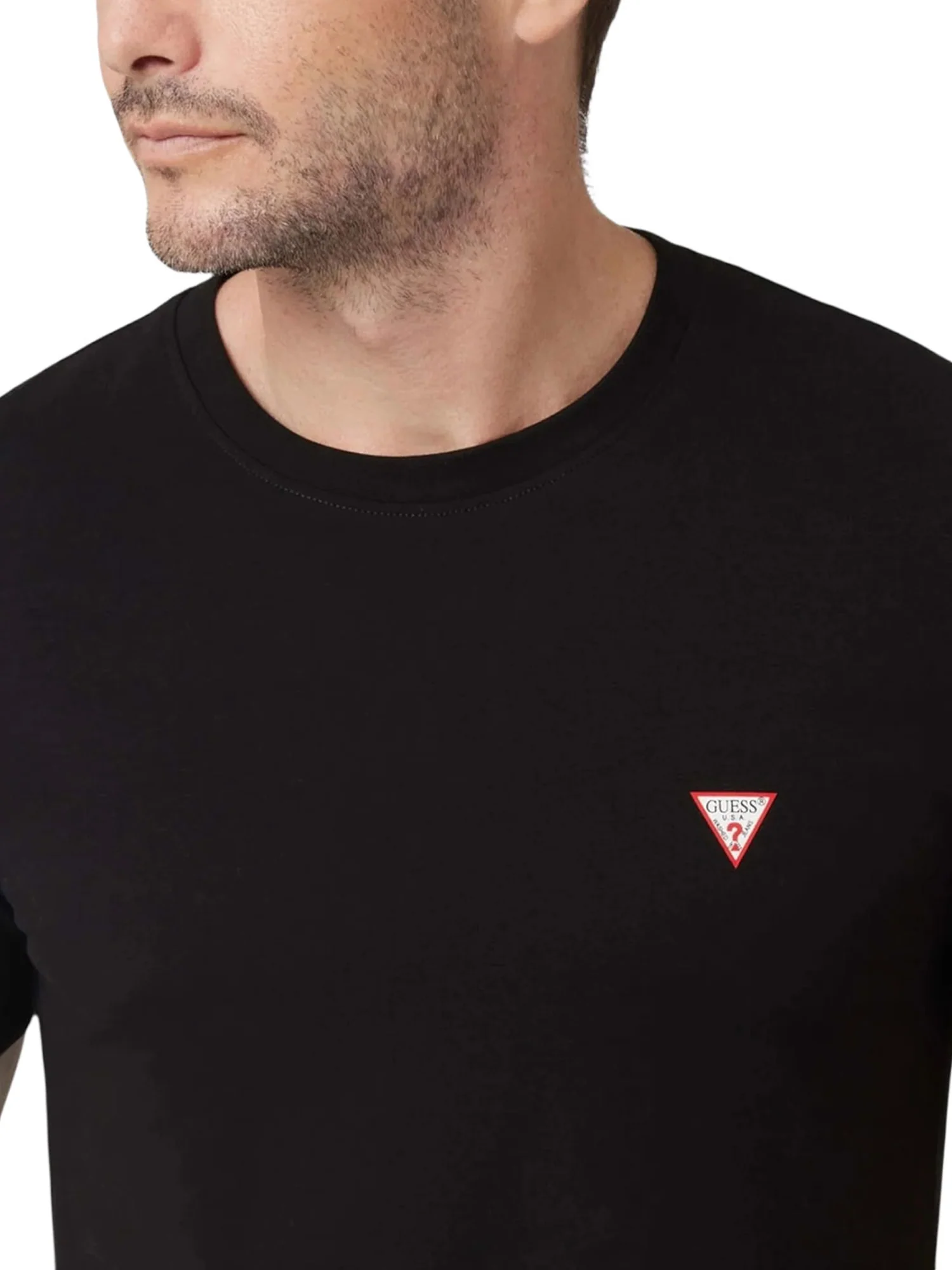 T-shirt Guess Uomo manica corta core 
 nero - Image 3
