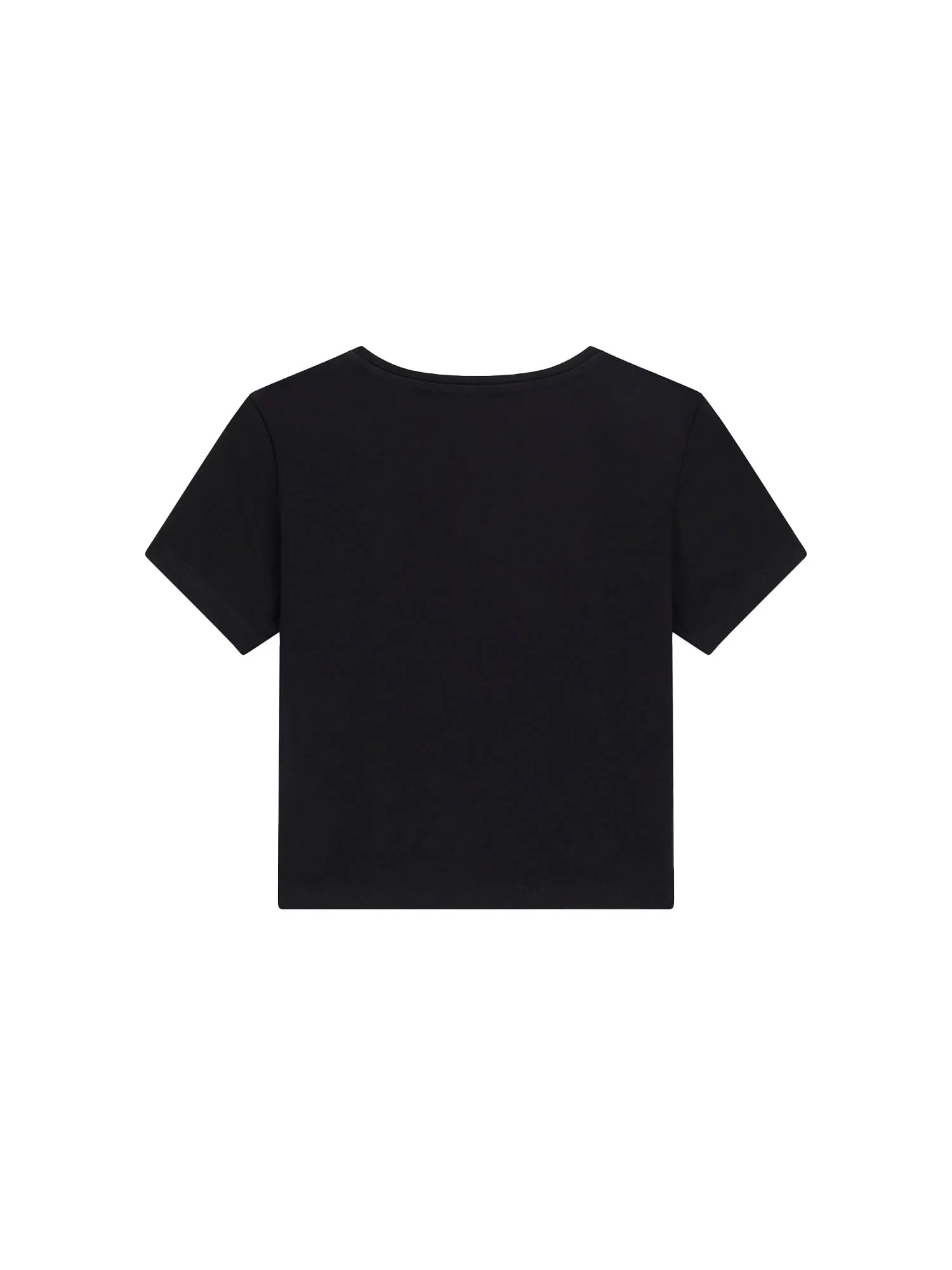 T-shirt Guess Bambina crop e stampa cherries nero - Image 2