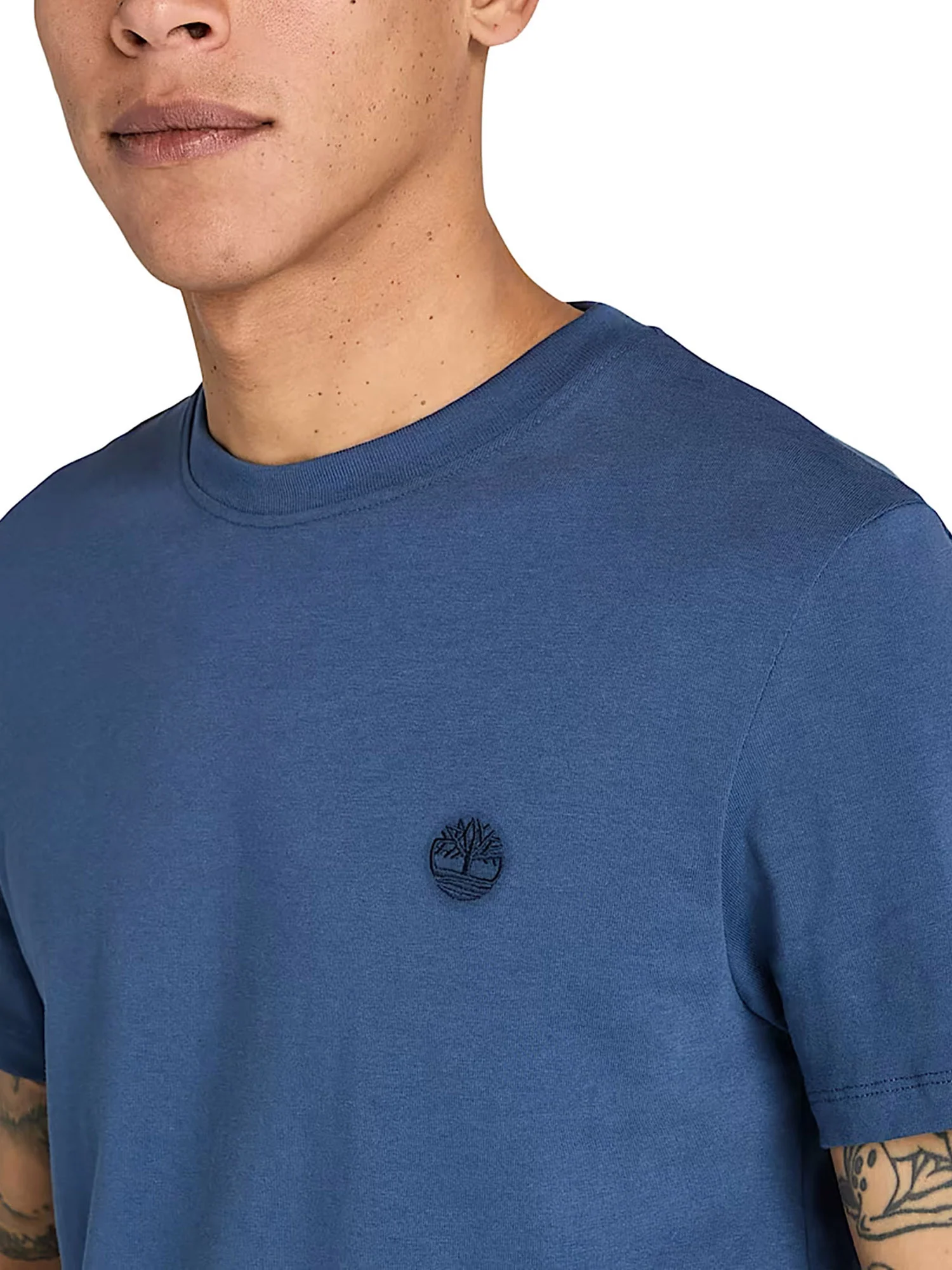 T-shirt Timberland uomo manica corta Dunstan River blu - Image 3