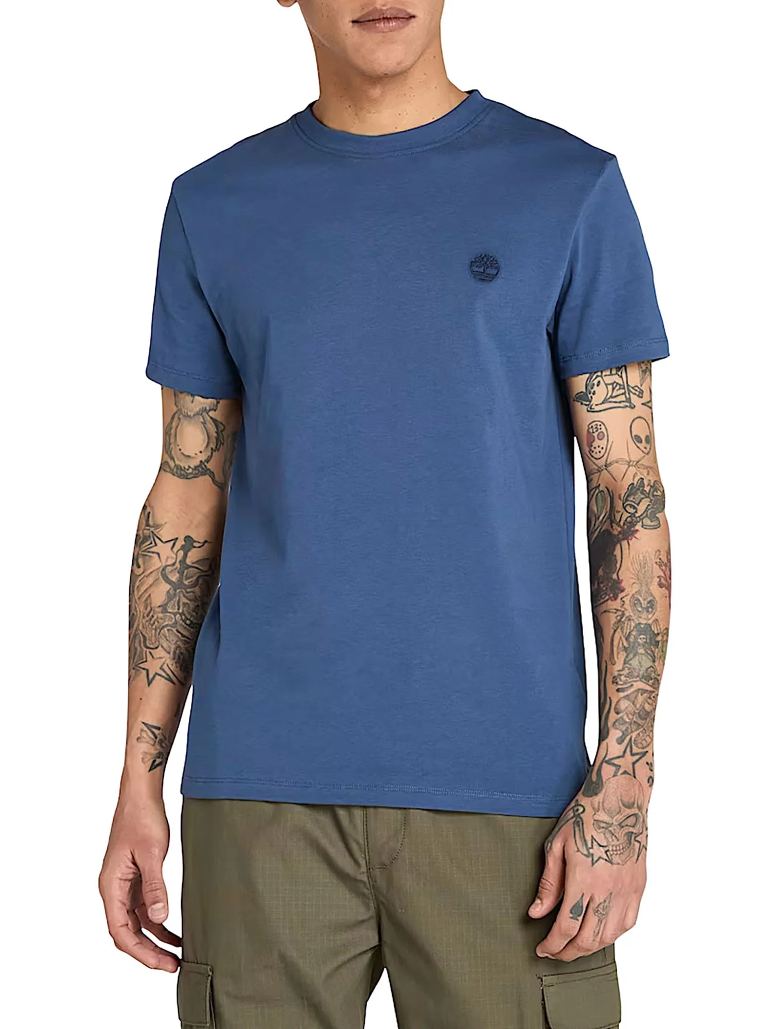 T-shirt Timberland uomo manica corta Dunstan River blu - Image 5