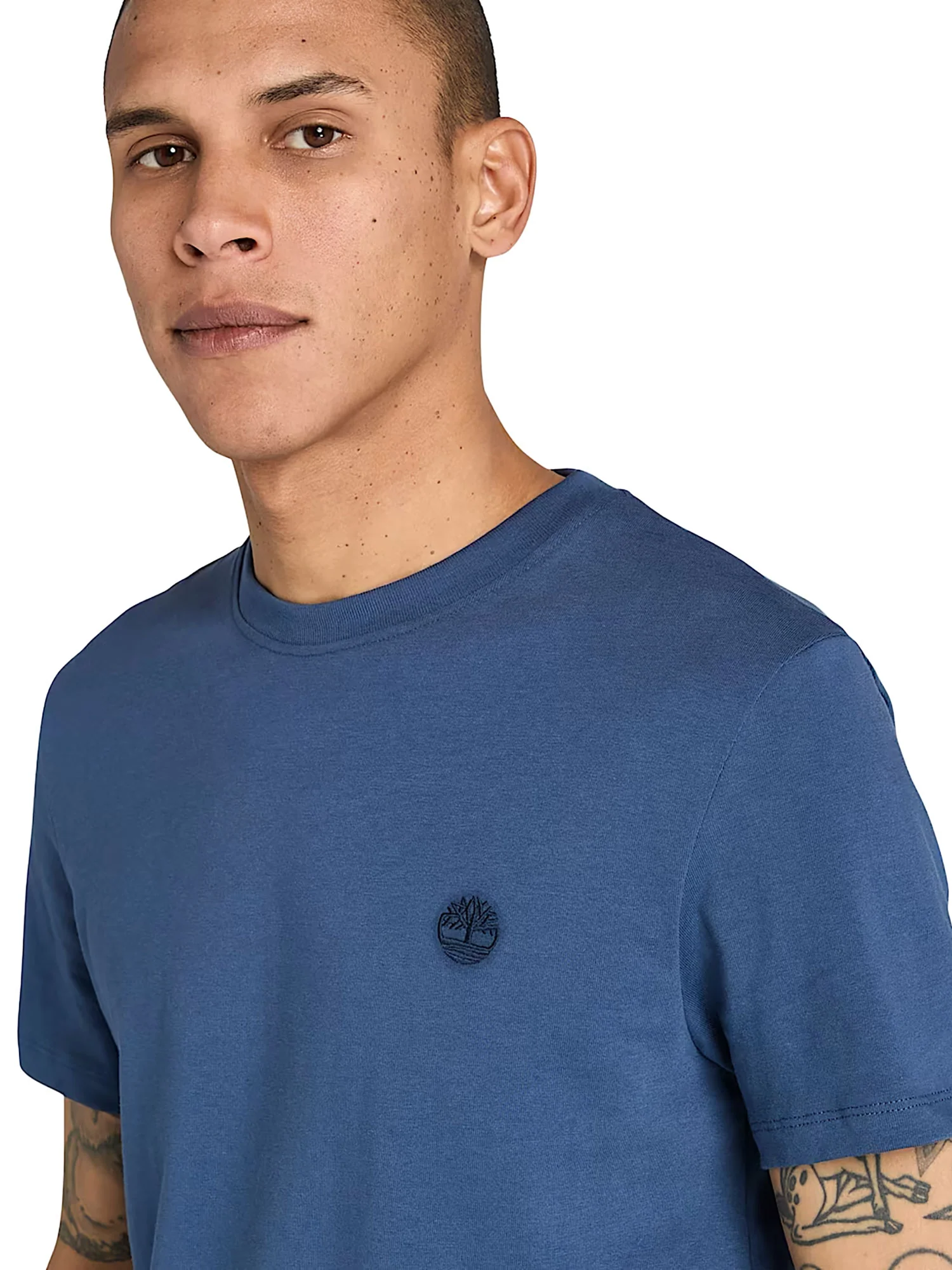T-shirt Timberland uomo manica corta Dunstan River blu - Image 6