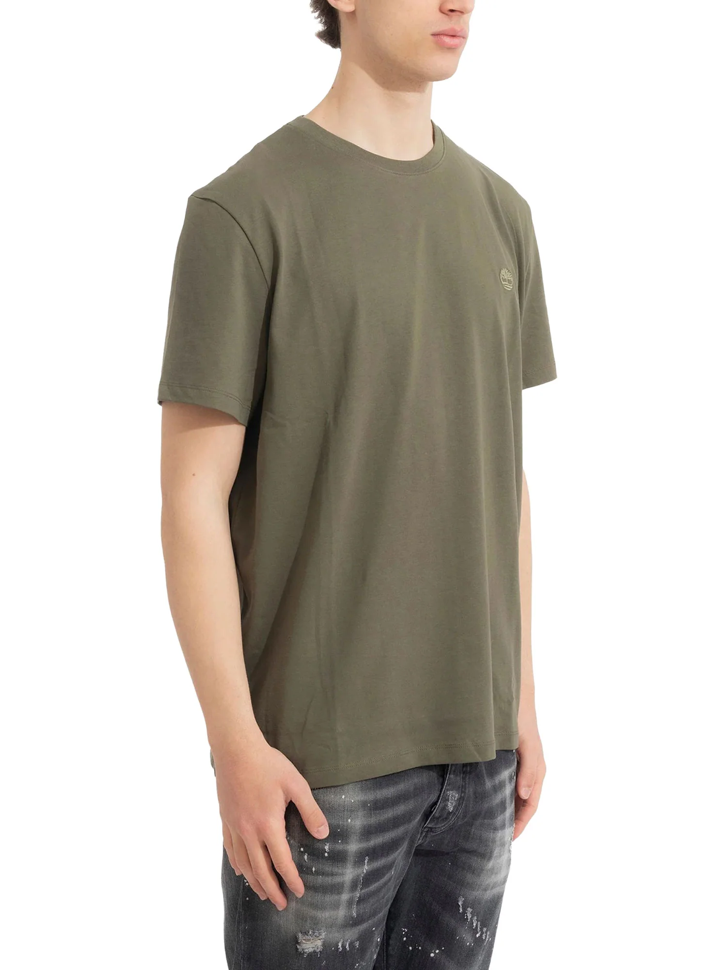 T-shirt Timberland uomo manica corta Dunstan River militare - Image 2