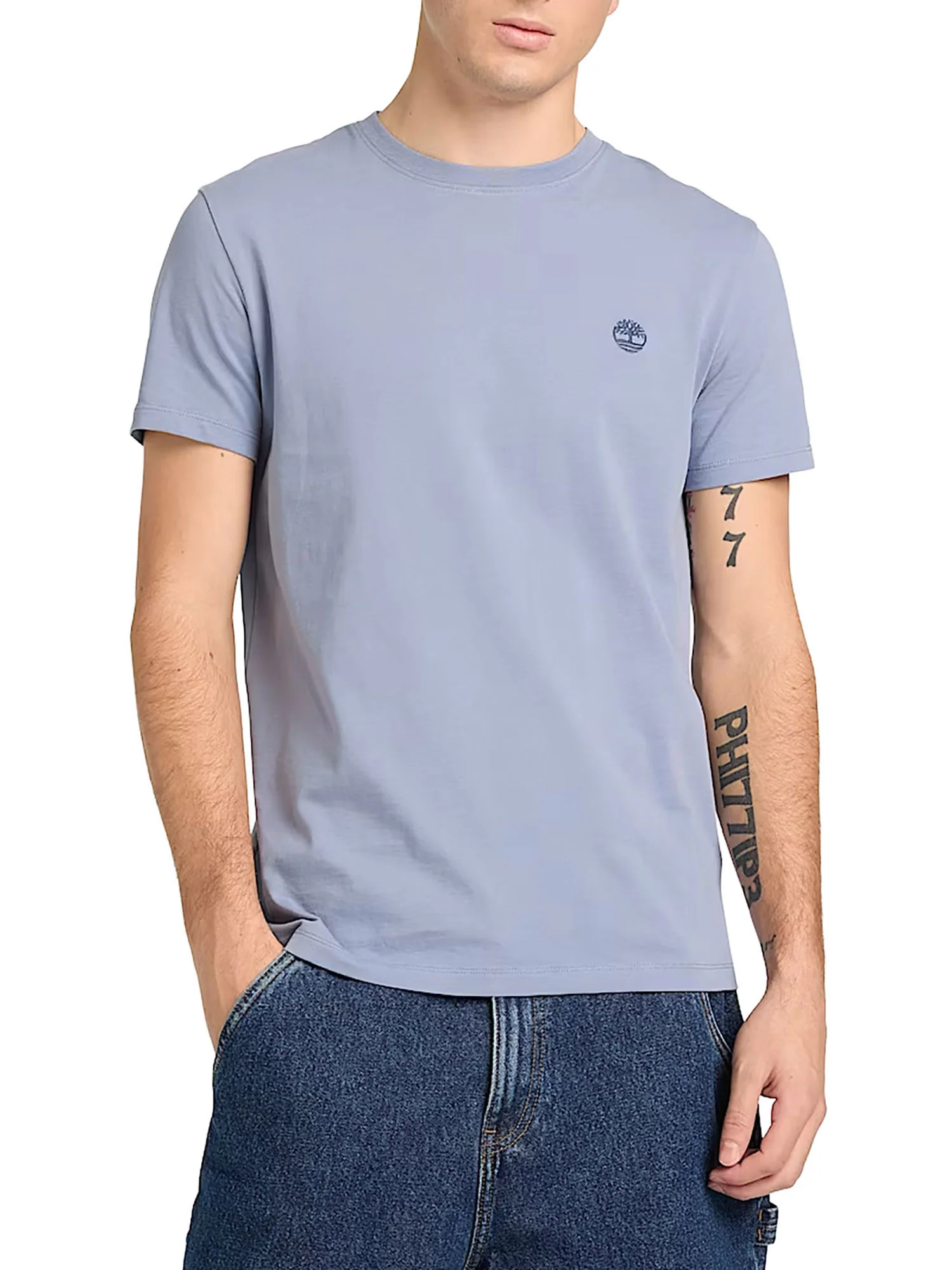 T-shirt Timberland uomo manica corta Dunstan River stone wash - Image 5