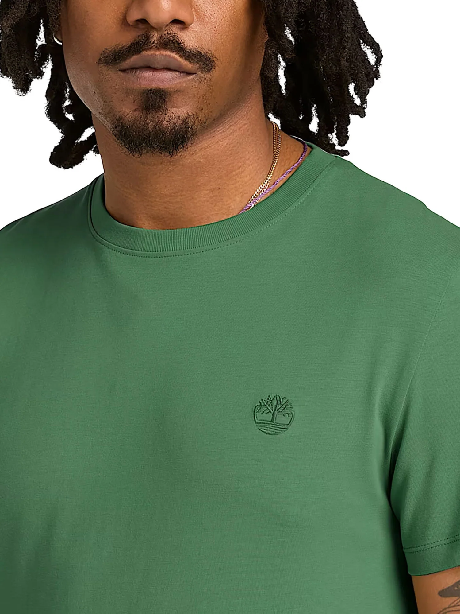 T-shirt Timberland uomo manica corta Dunstan River verde - Image 3
