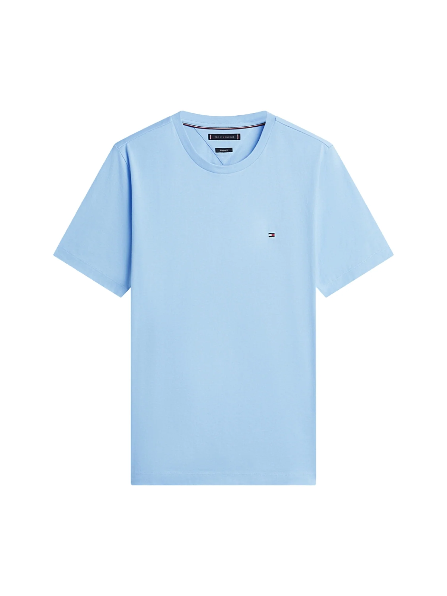 T-shirt con maniche corte Tommy Hilfiger modello est seasonal reg fit celeste - Image 3