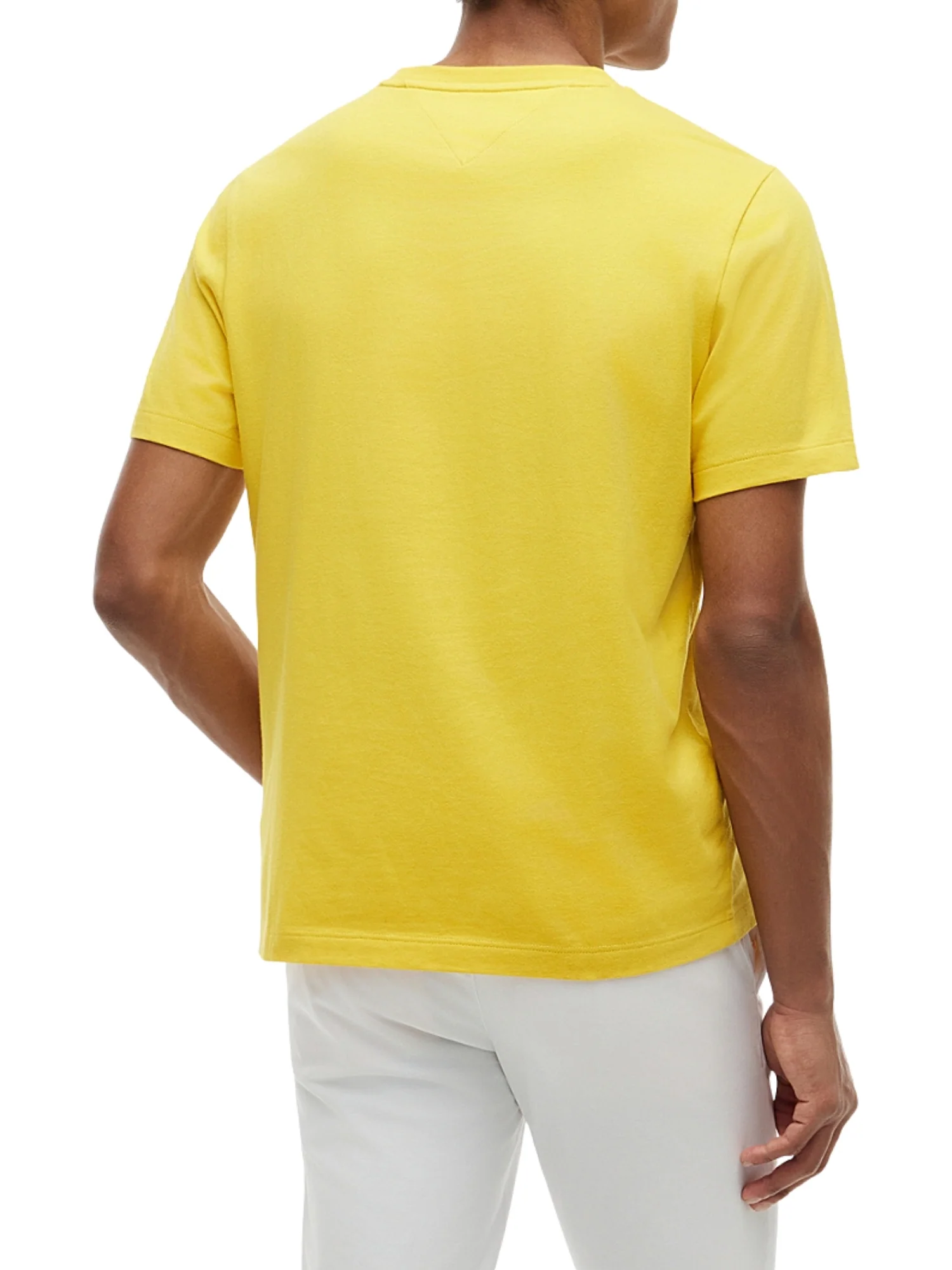 T-shirt con maniche corte Tommy Hilfiger modello est seasonal reg fit giallo - Image 2