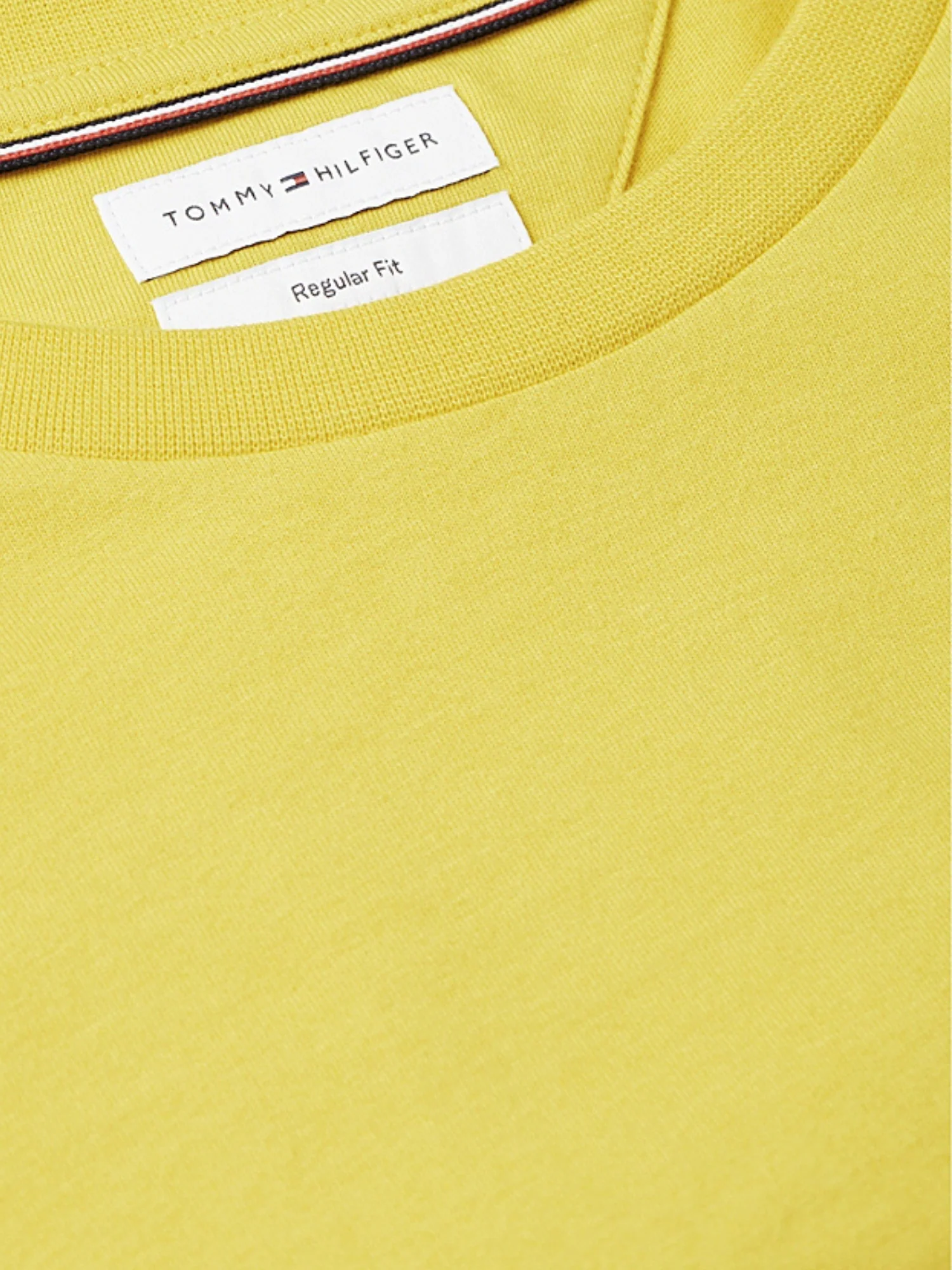 T-shirt con maniche corte Tommy Hilfiger modello est seasonal reg fit giallo - Image 4