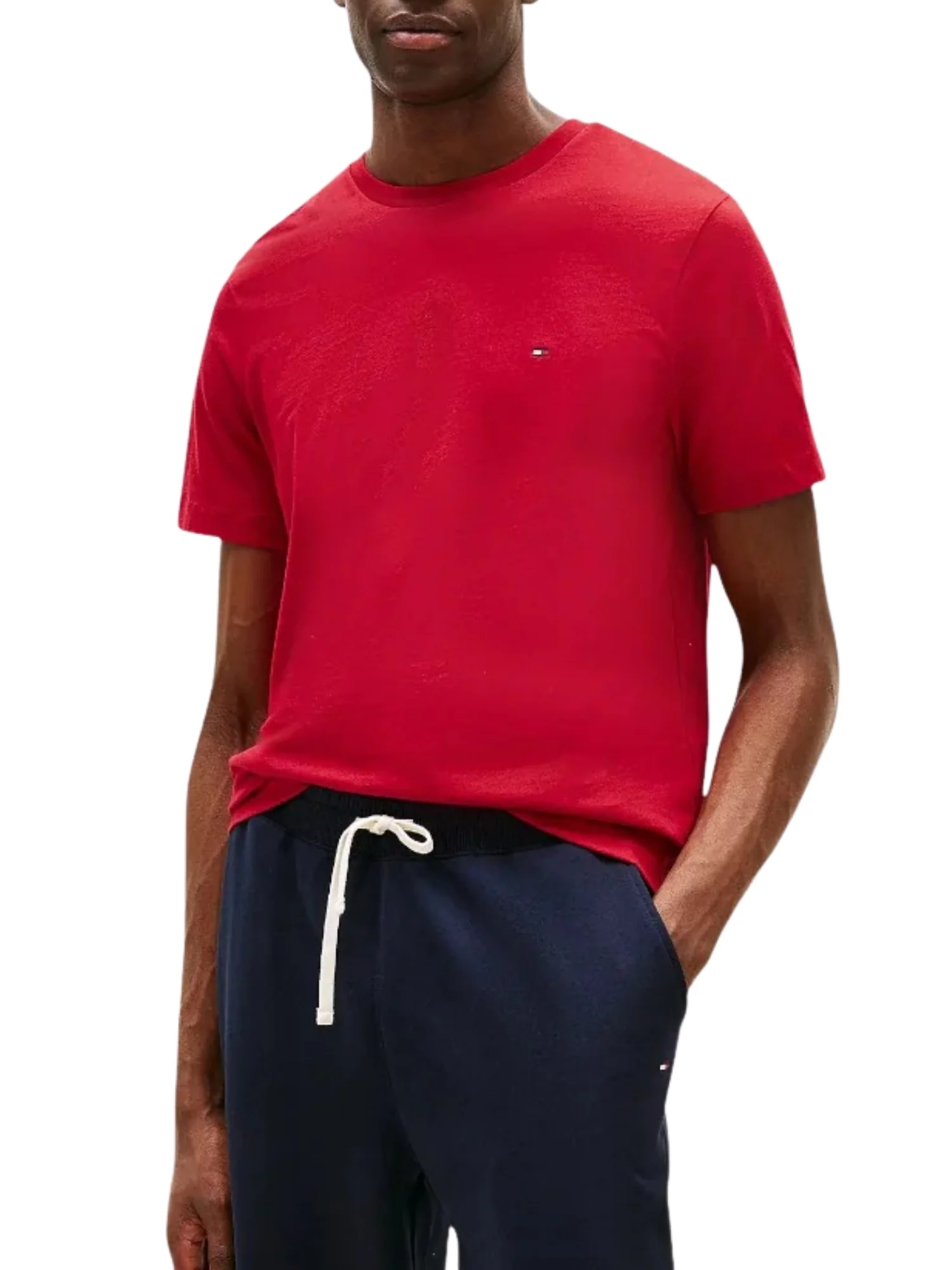 T-shirt con maniche corte Tommy Hilfiger modello est seasonal reg fit rosso