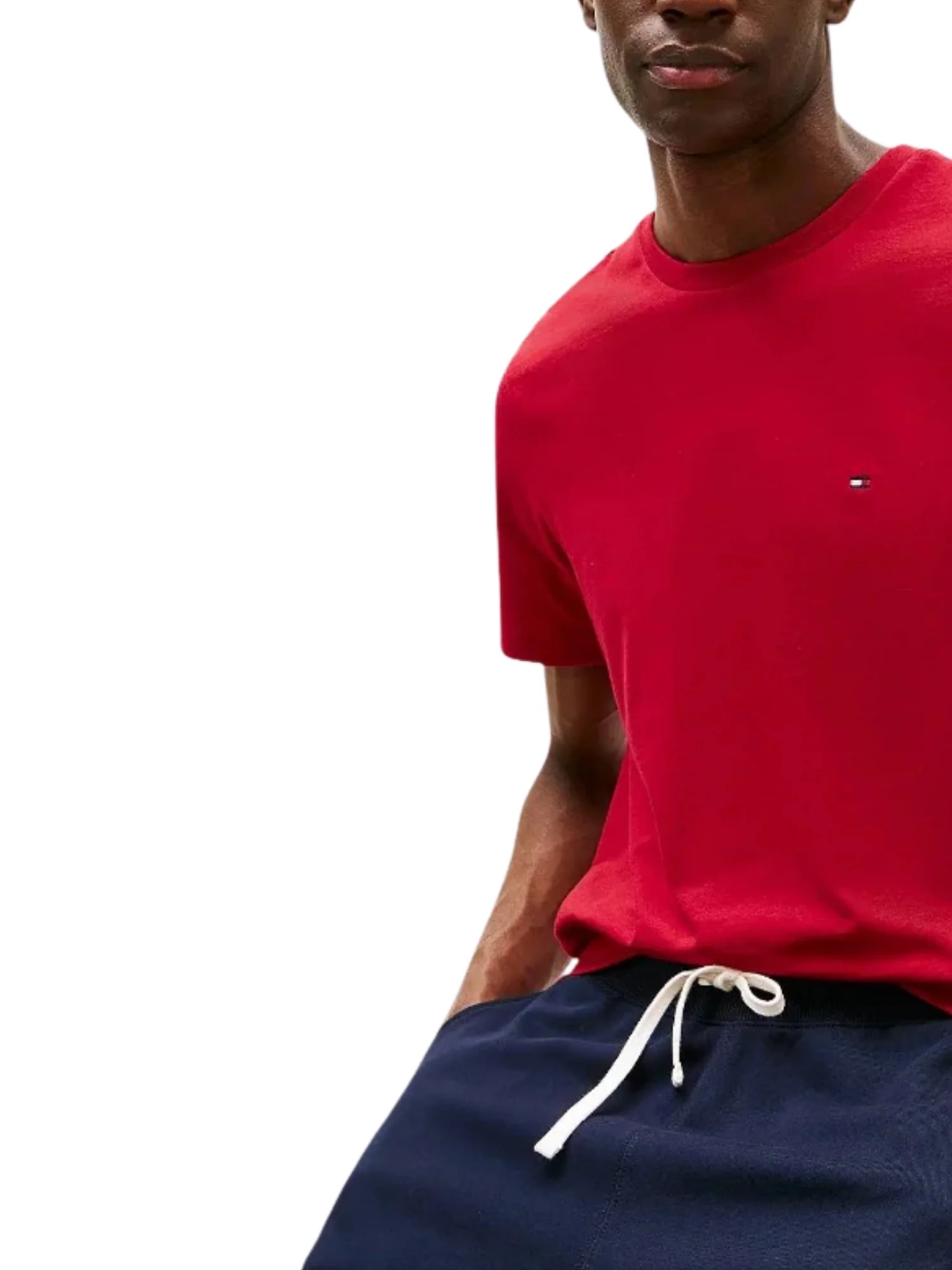 T-shirt con maniche corte Tommy Hilfiger modello est seasonal reg fit rosso - Image 2
