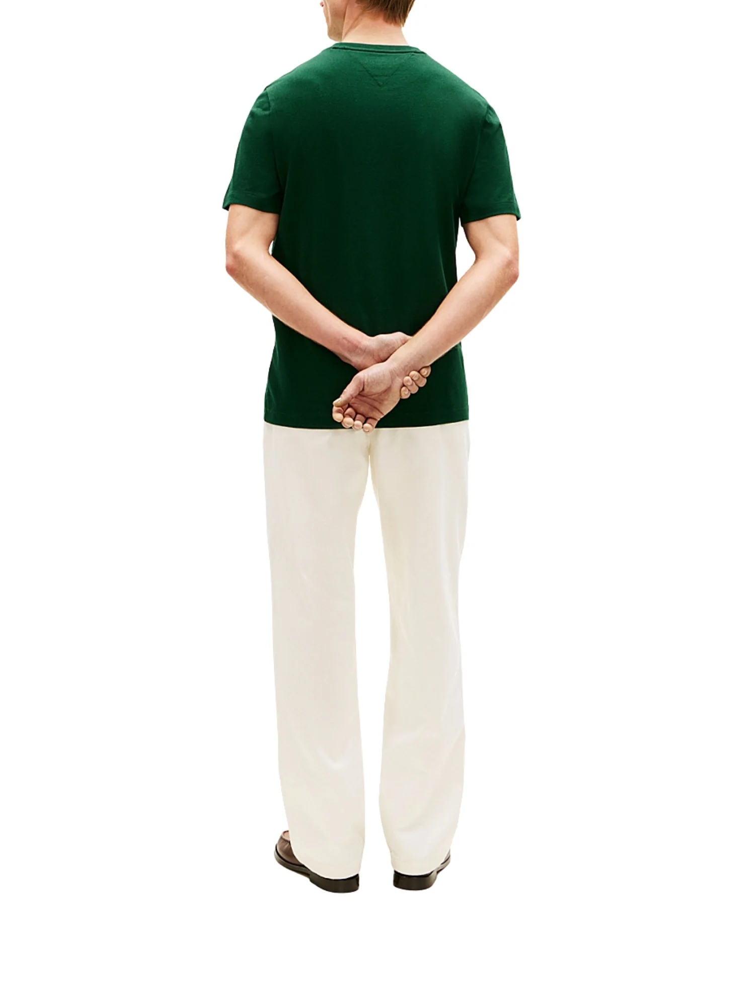 T-shirt con maniche corte Tommy Hilfiger modello est seasonal reg fit verde - Image 2