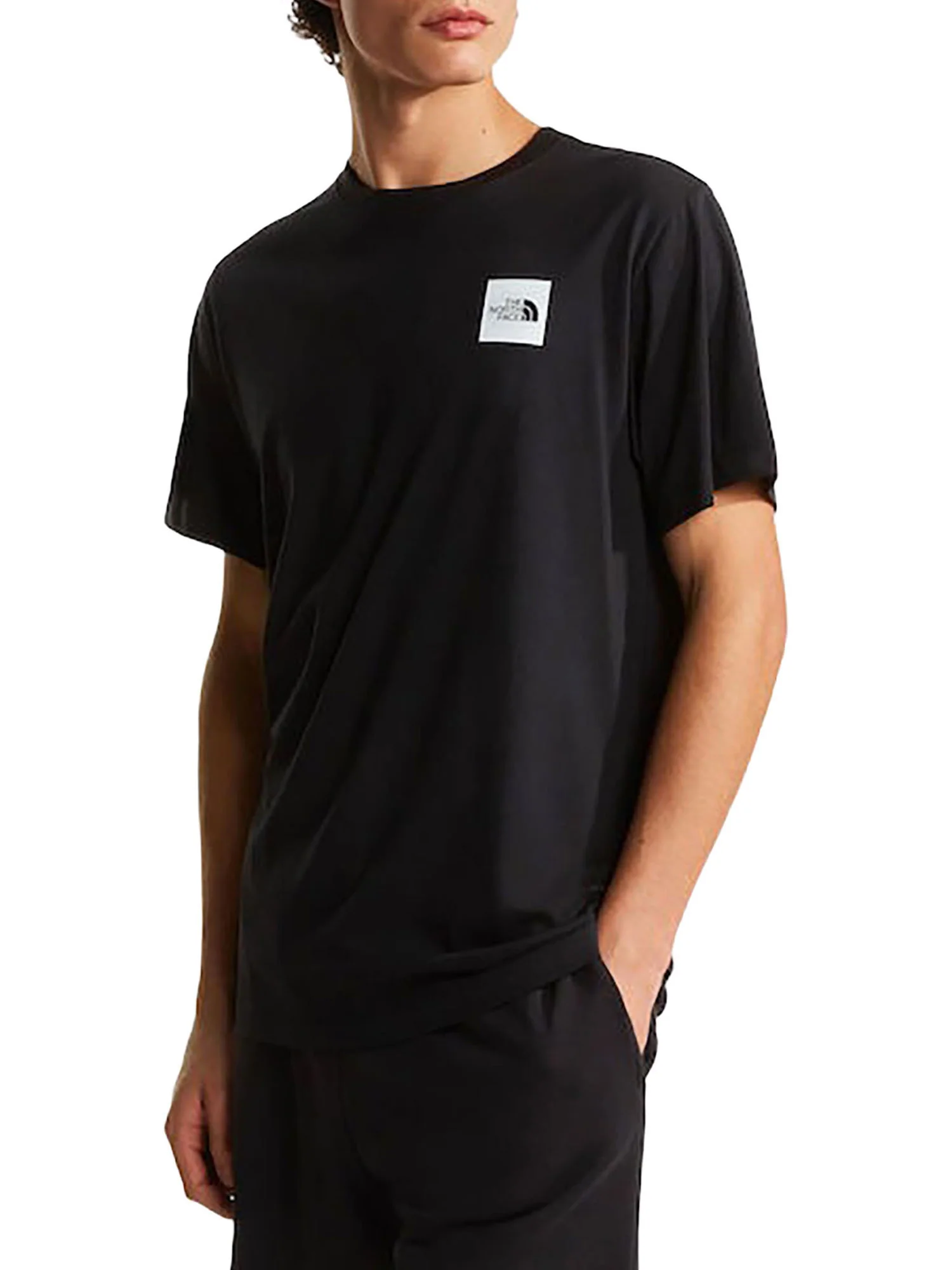 T-shirt The North Face Uomo manica corta evolution box half dome
 Nero