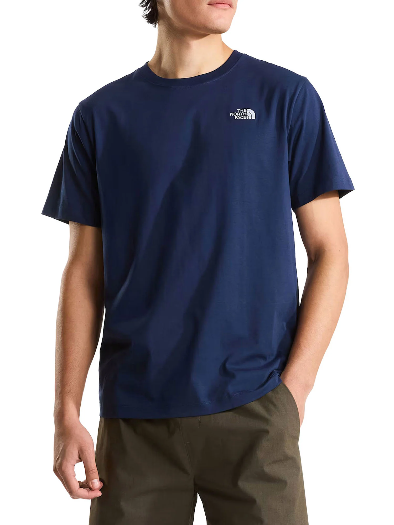 T-shirt The North Face Uomo manica corta evolution simple dome
 Blu
