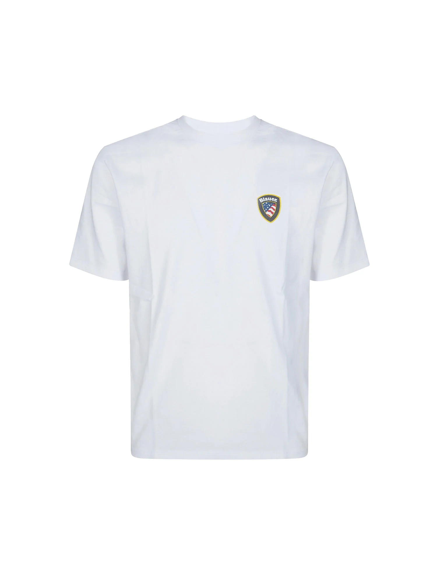 T-shirt Blauer uomo manica corta Faxon bianco