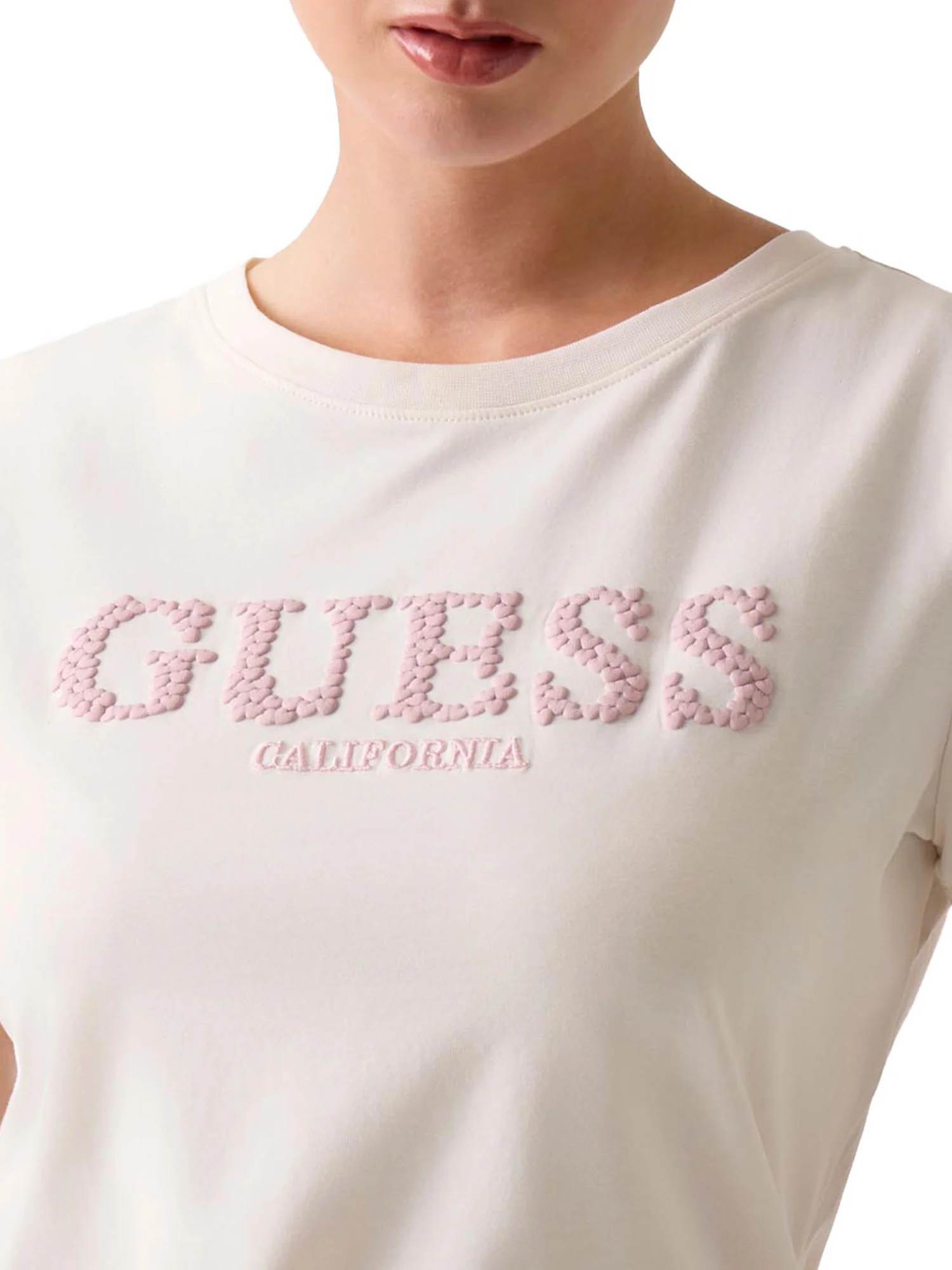 T-shirt Guess Donna Giuditta crema - Image 3