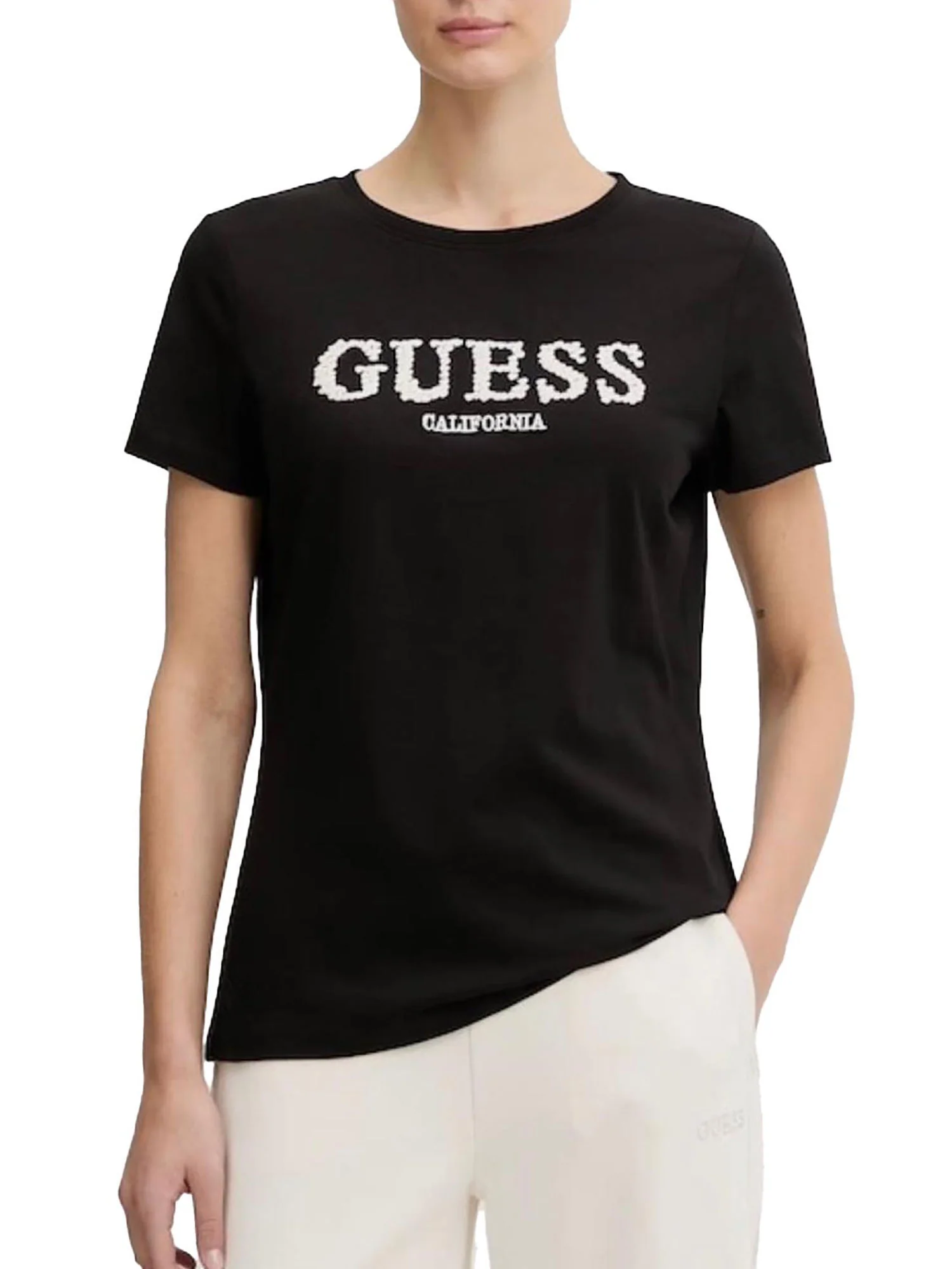 T-shirt Guess Donna Giuditta nero