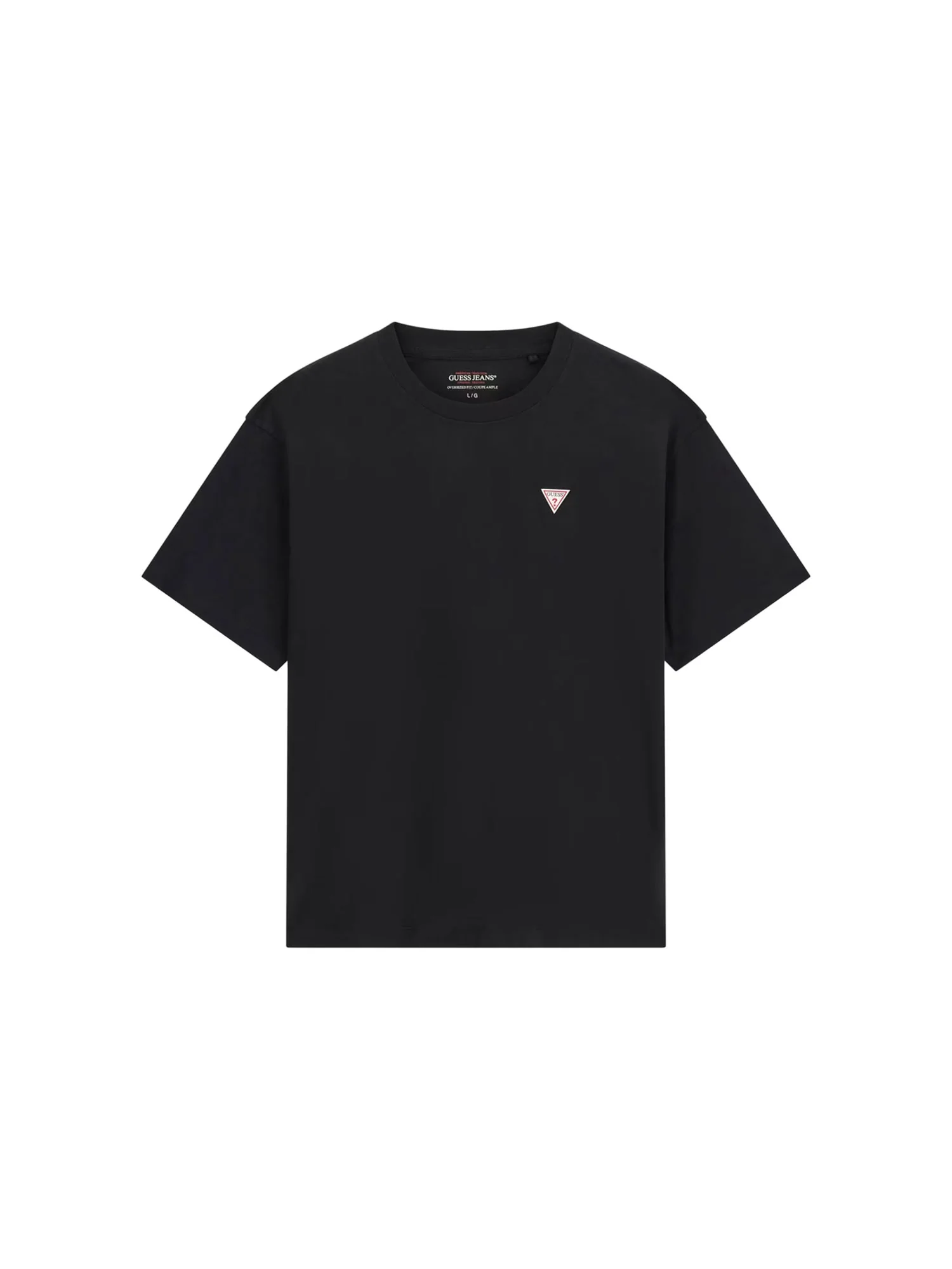T-shirt Guess uomo manica corta Mini triangle nero - Image 3