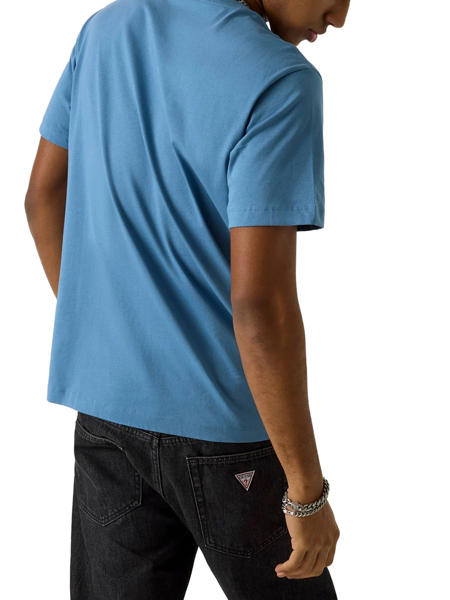 T-shirt Guess uomo manica corta Reg Nautical carta zucchero - Image 2