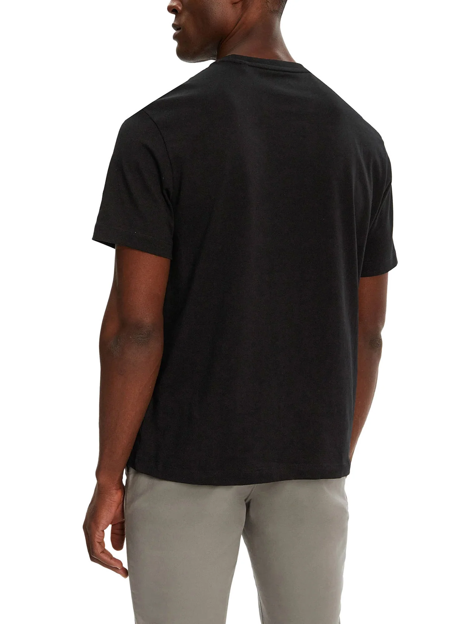 T-shirt Guess uomo manica corta Reg PKT nero - Image 2