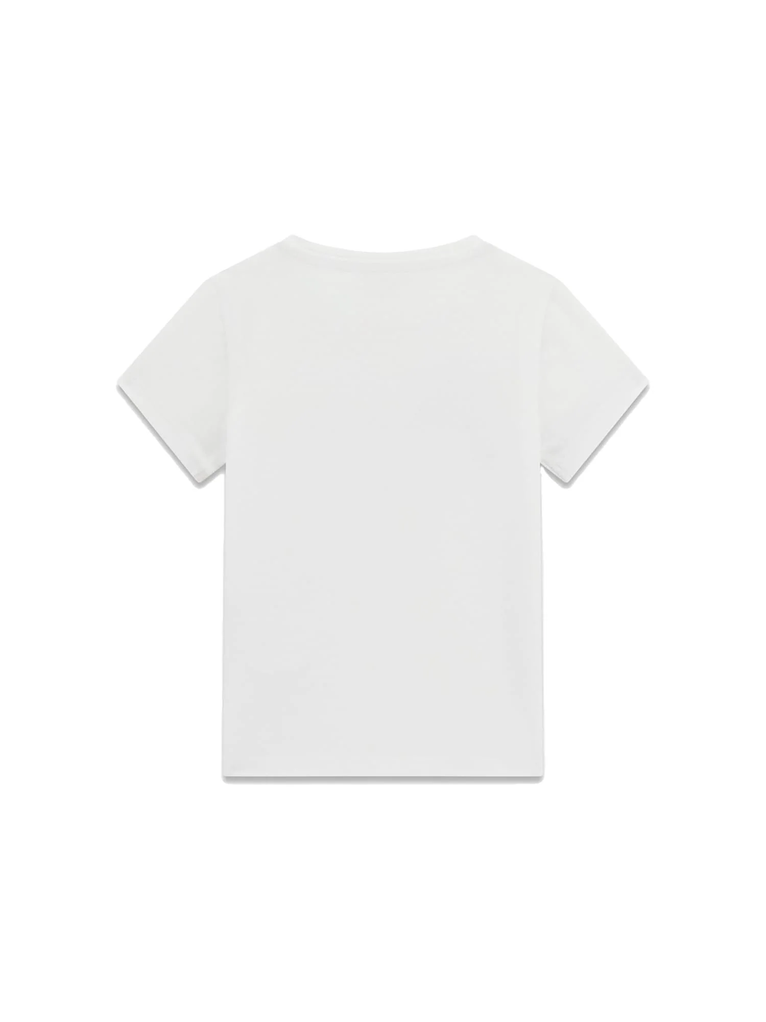 T-shirt Guess Bambina glitter logo bianco - Image 2