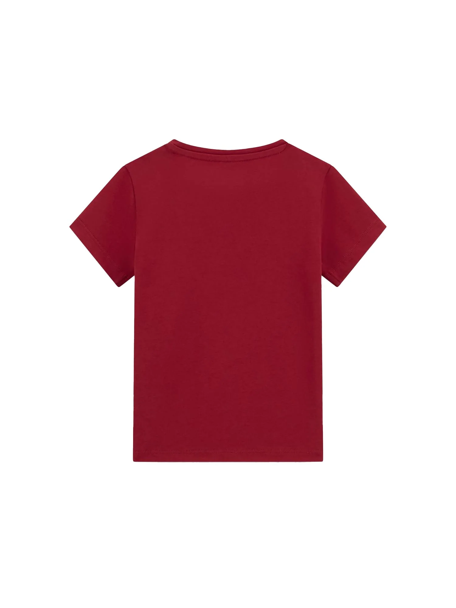 T-shirt Guess Bambina glitter logo rosso - Image 2
