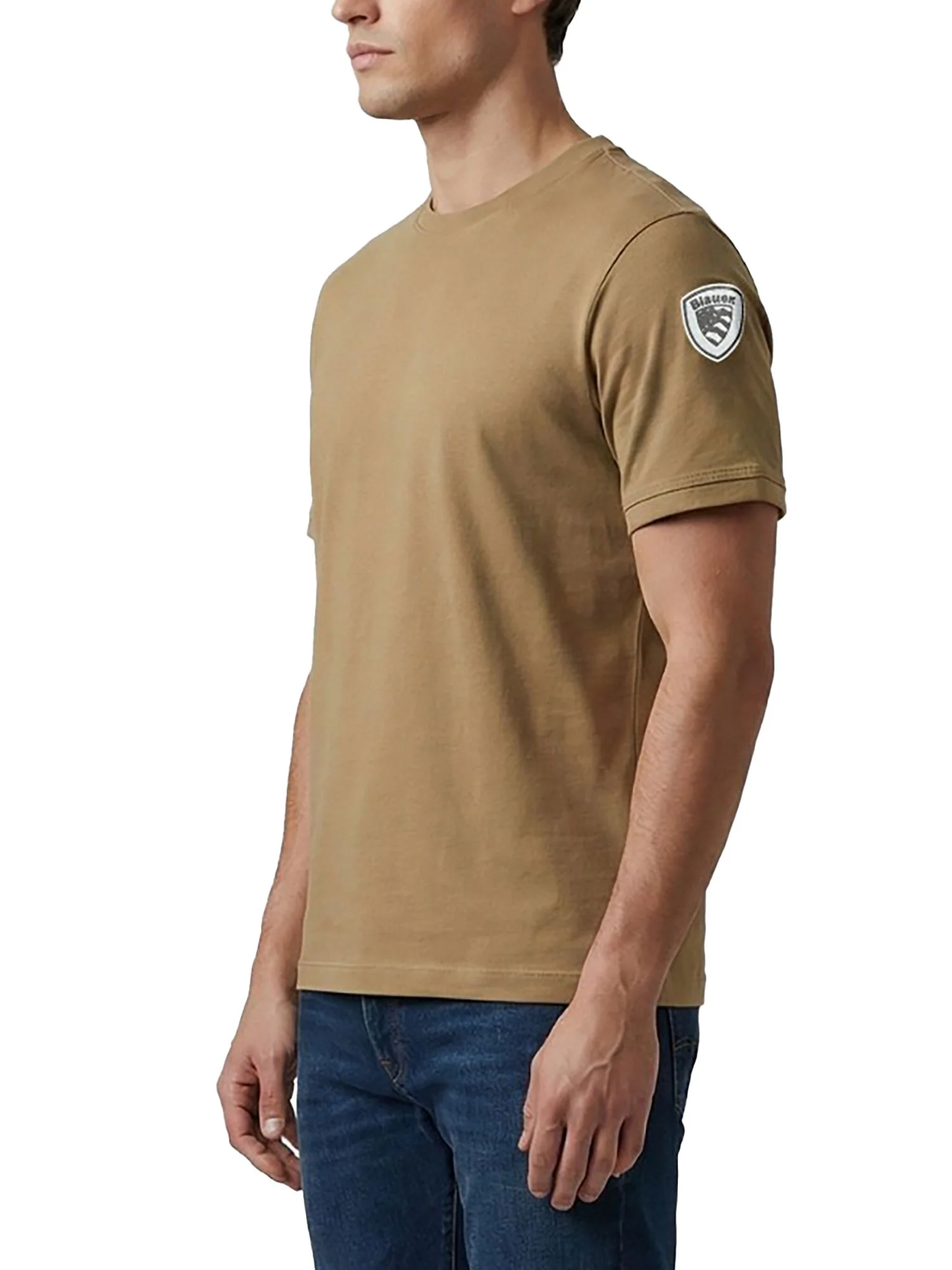 T-shirt Blauer uomo manica corta Hanson nocciola - Image 2