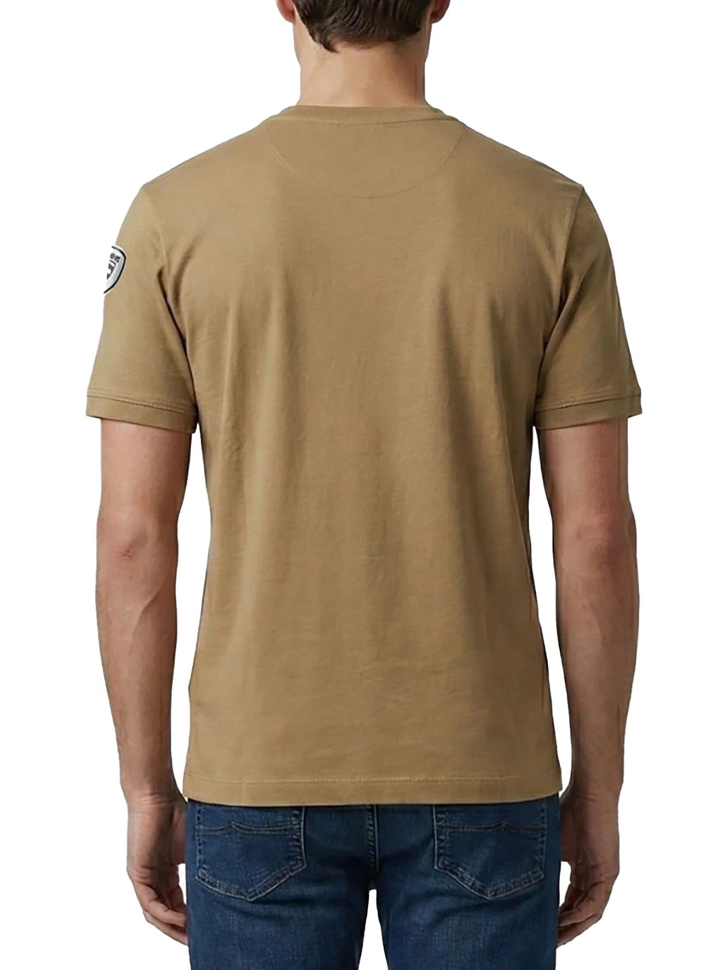 T-shirt Blauer uomo manica corta Hanson nocciola - Image 3