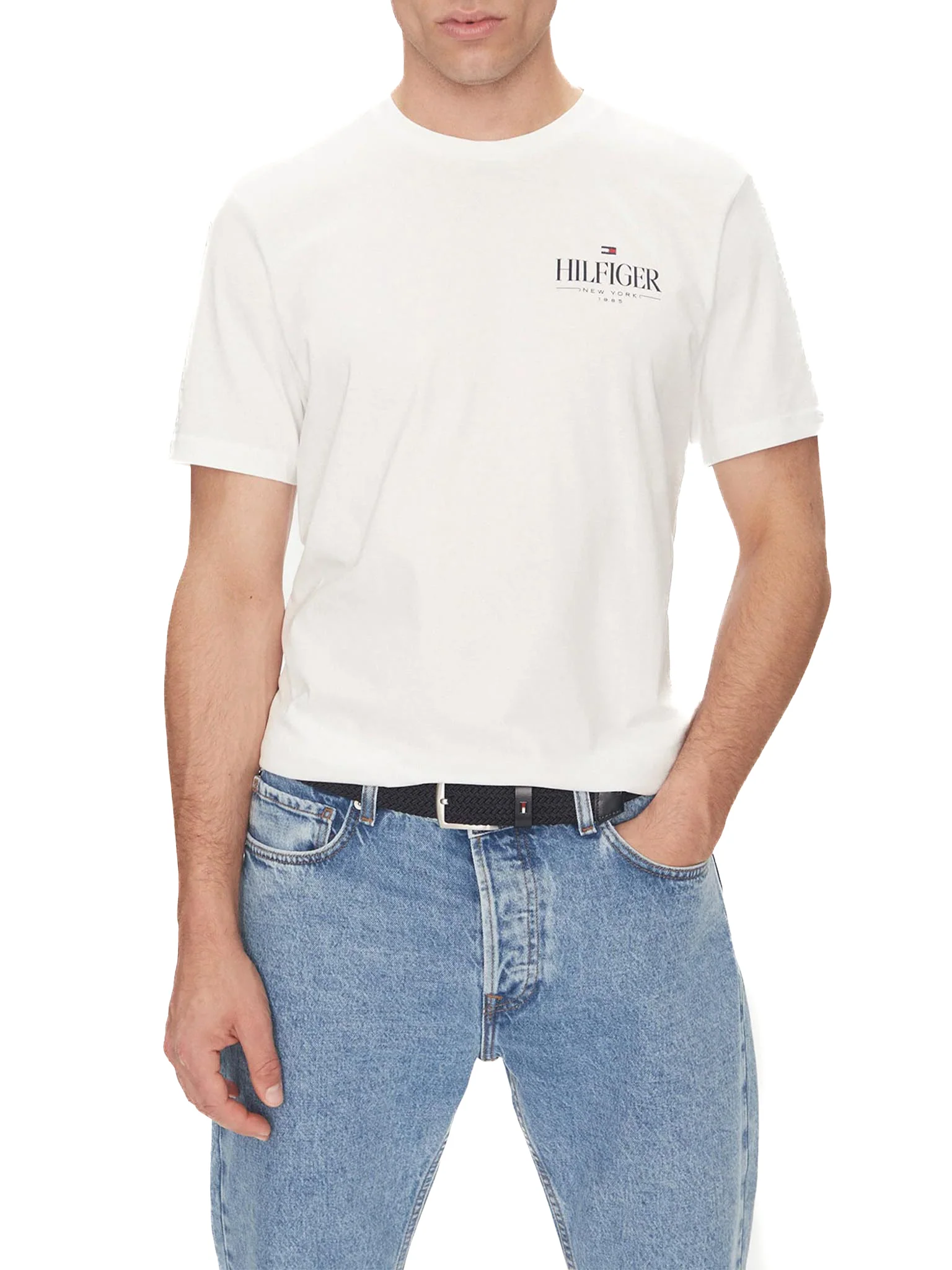 T-shirt Hilfiger New York bianco