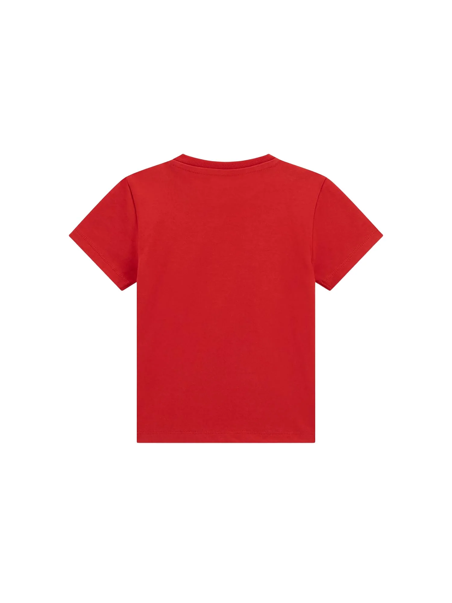 T-shirt Guess Neonato stampa logo horse rosso - Image 2