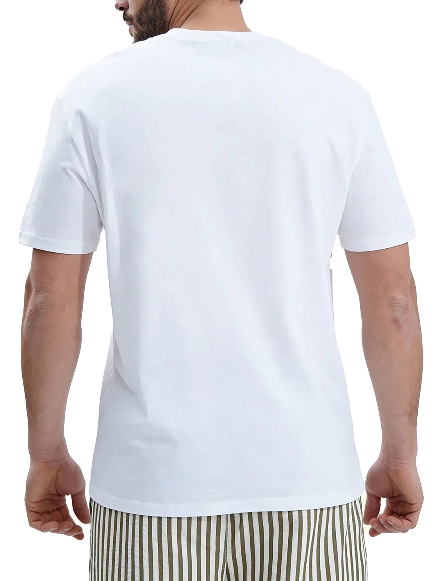 T-shirt mare F**k uomo manica corta jersey bianco - Image 2