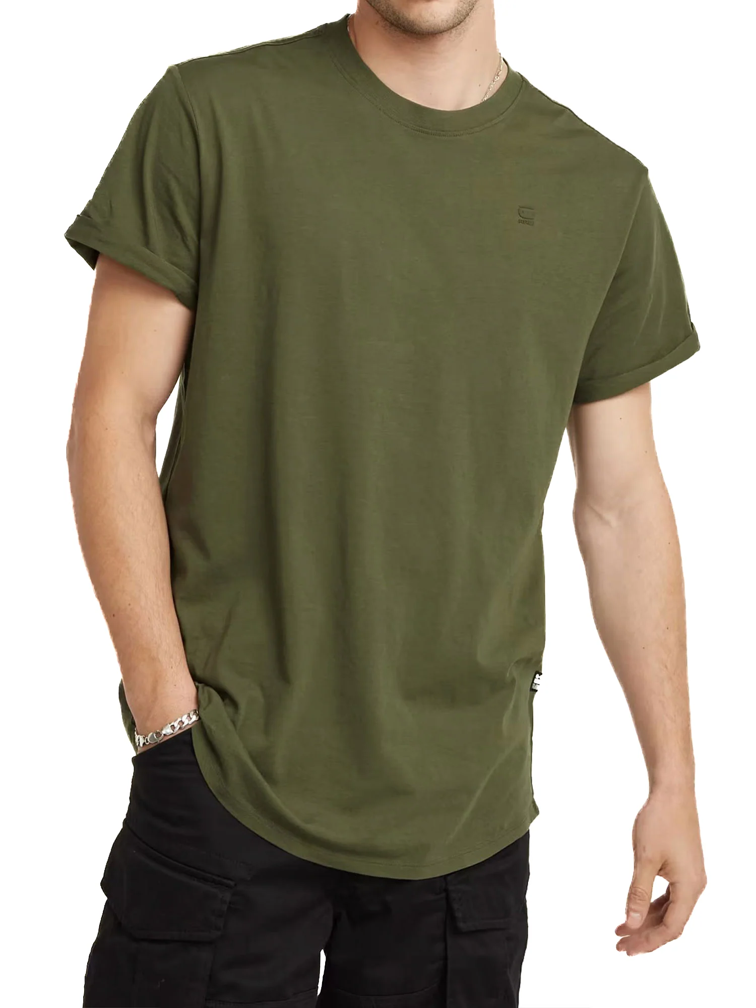 T-Sshirt manica corta lash r militare