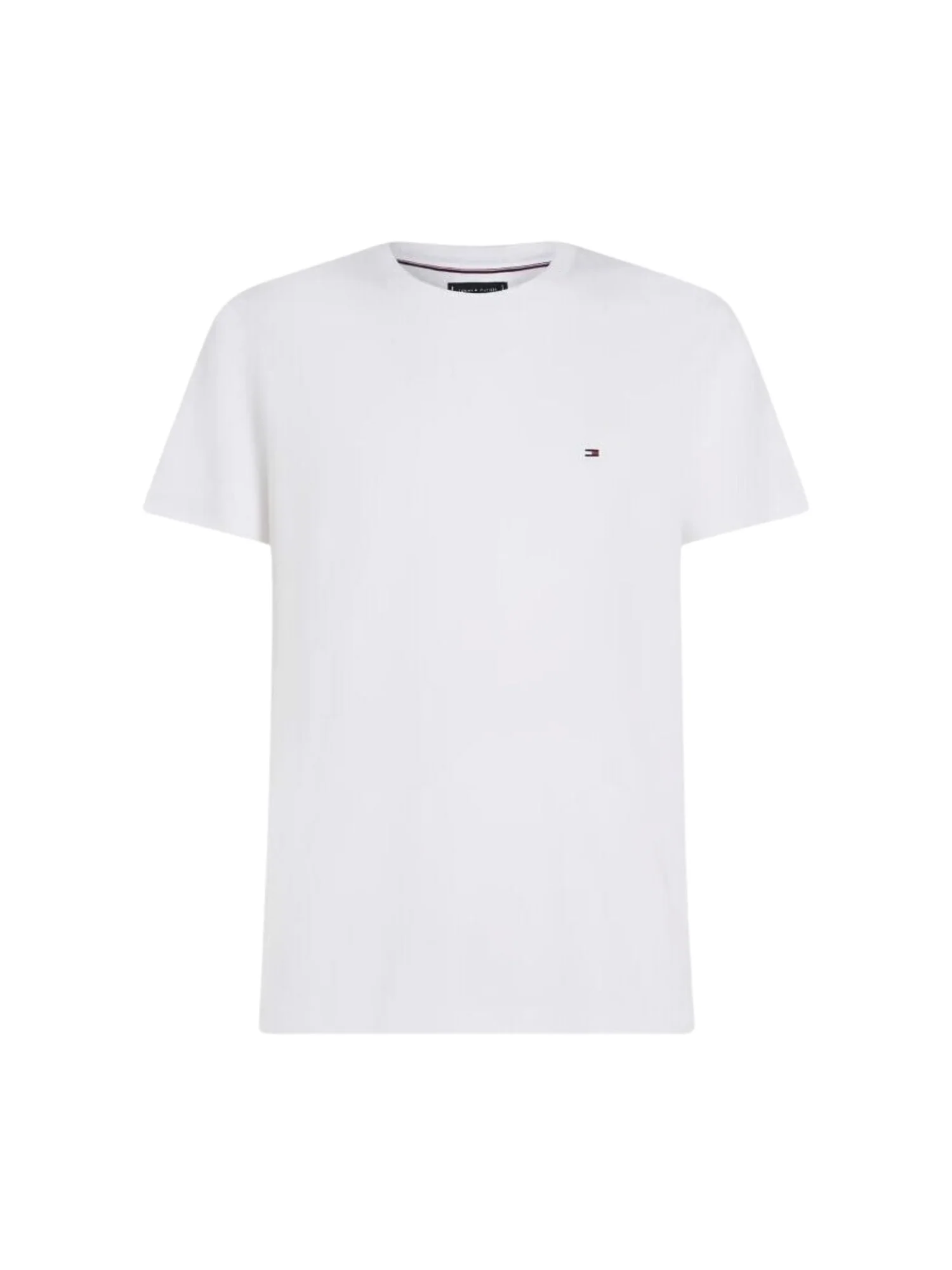 T-shirt con maniche corte Tommy Hilfiger modello light interlock bianco - Image 3