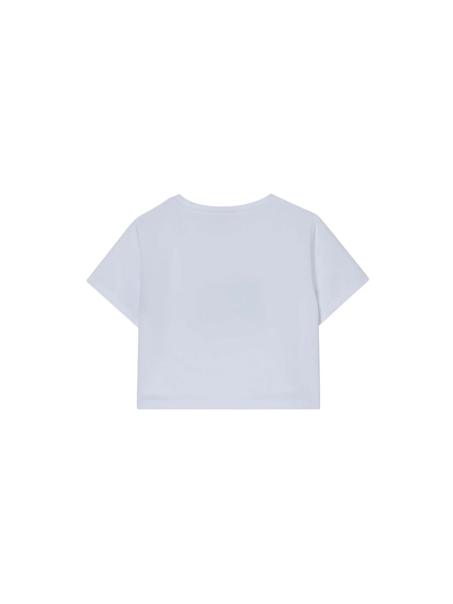 T-shirt Liu Jo Ragazza manica corta con strass
 BIANCO - Image 2