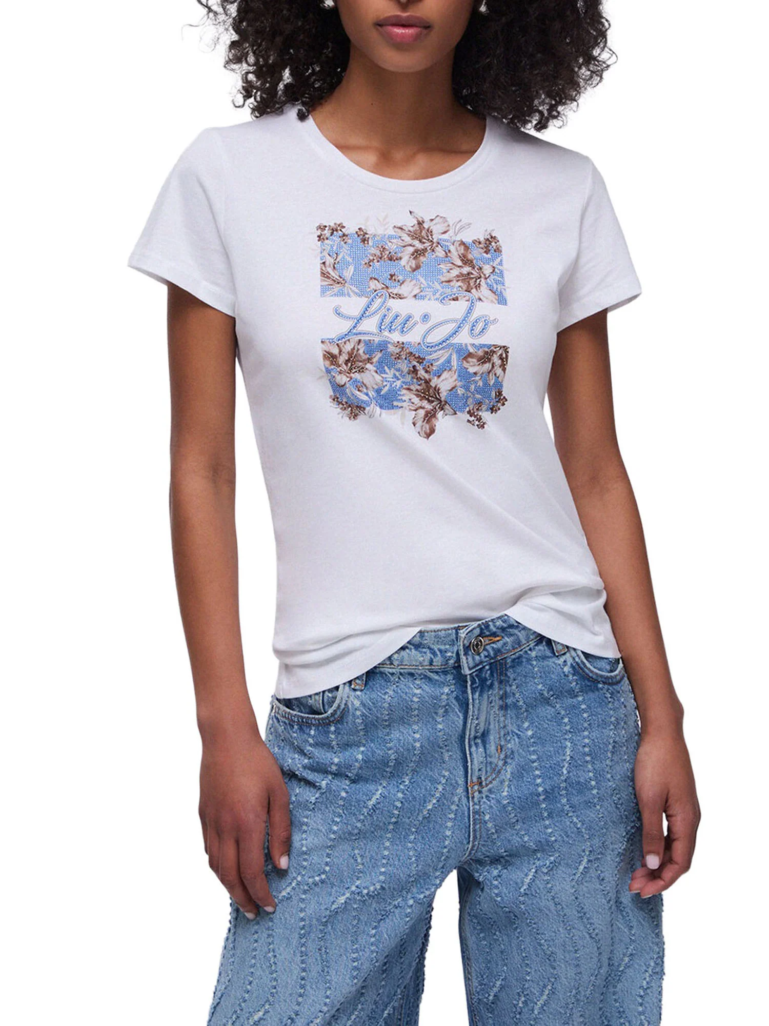 T-shirt Liu Jo Donna manica corta  fantasia