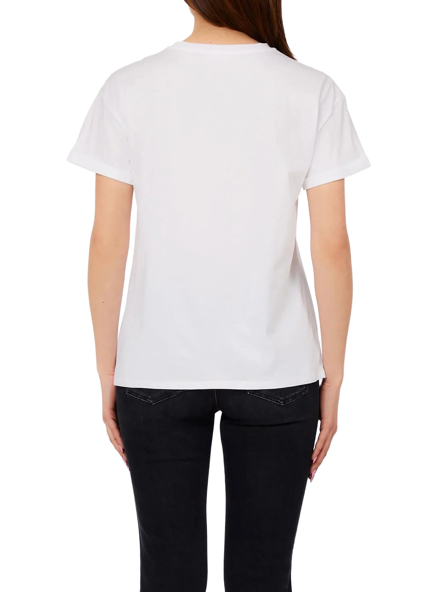 T-shirt Liu Jo donna manica corta modello LJ Embro bianco - Image 2