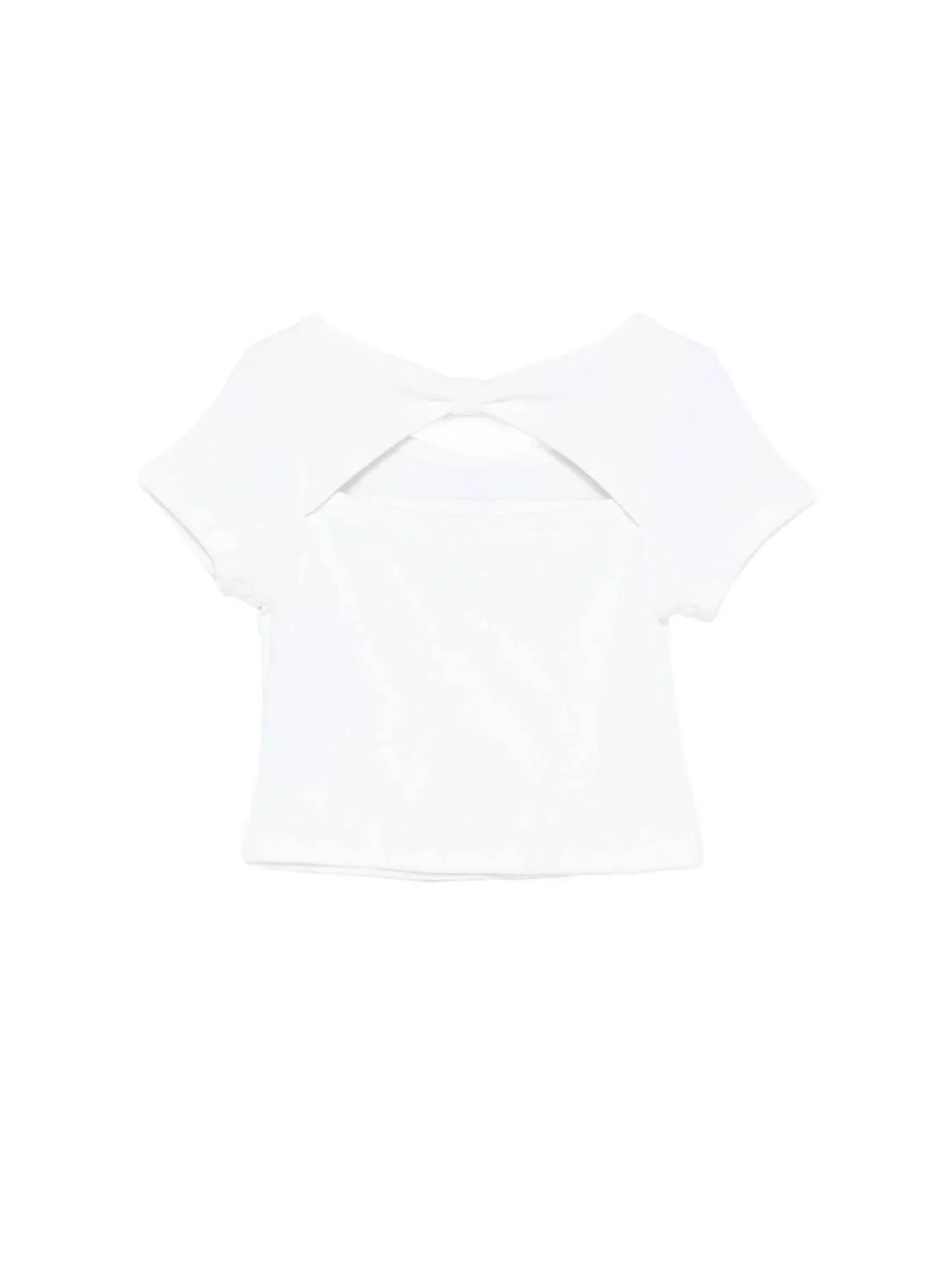 T-shirt Liu Jo Ragazza manica corta in jersey 
 Bianco - Image 2