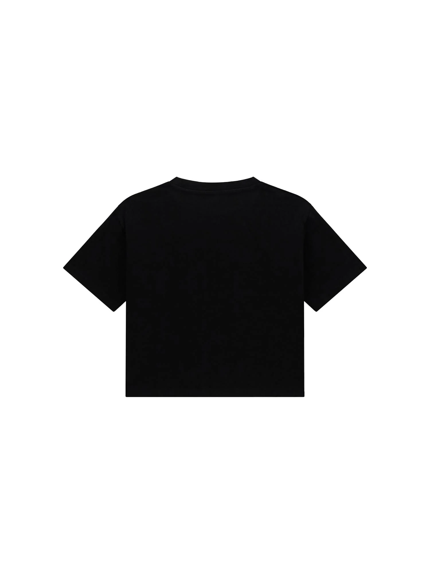 T-shirt Guess Bambina con logo strass nero - Image 2