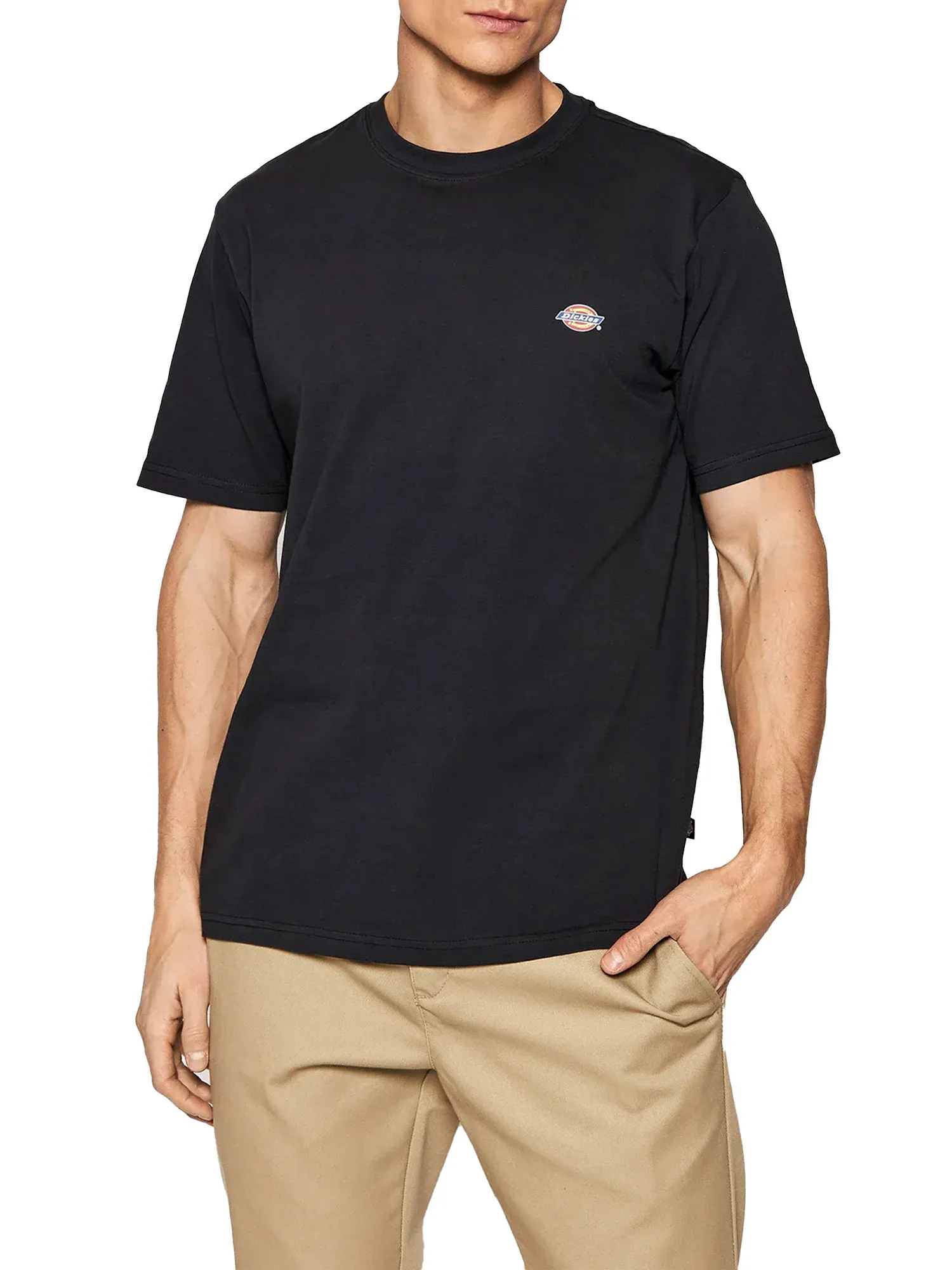 T-shirt Dickies uomo manica corta Mapleton nero