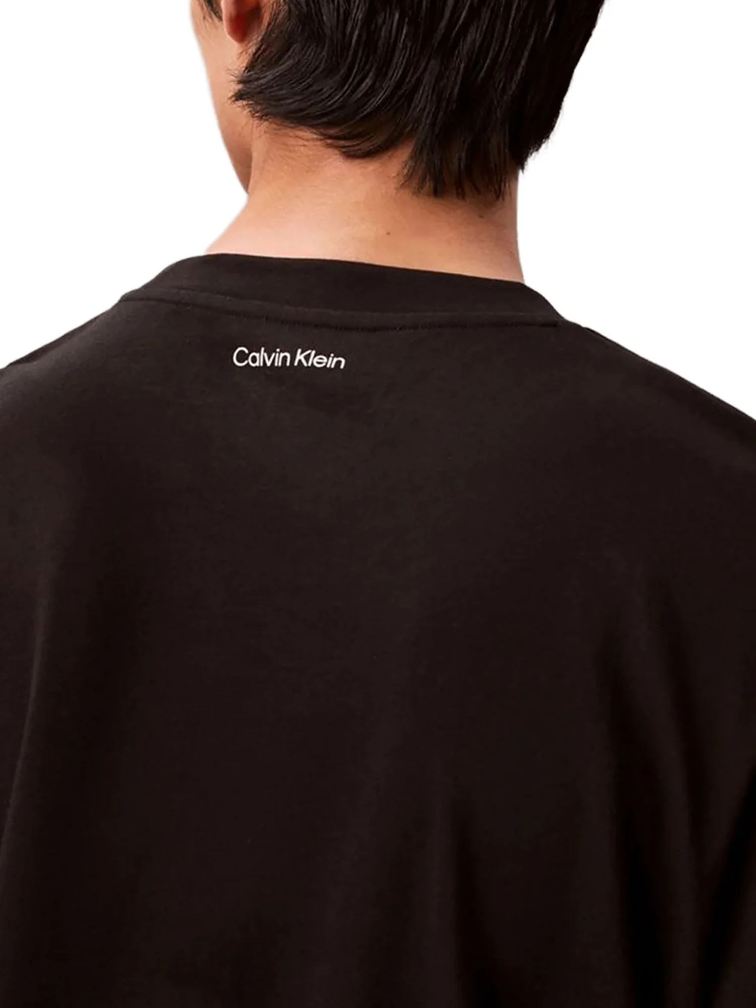 T-shirt Calvin Klein Jeans Uomo manica corta march graphic seasonal Nero - Image 2