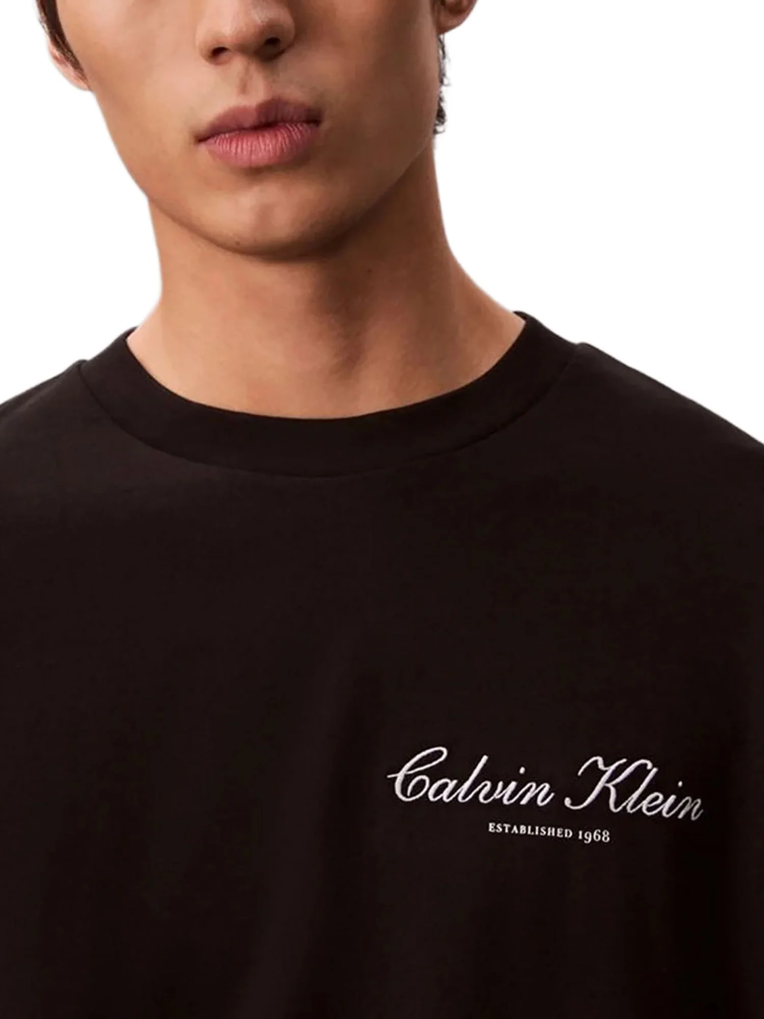 T-shirt Calvin Klein Jeans Uomo manica corta march graphic seasonal Nero - Image 3