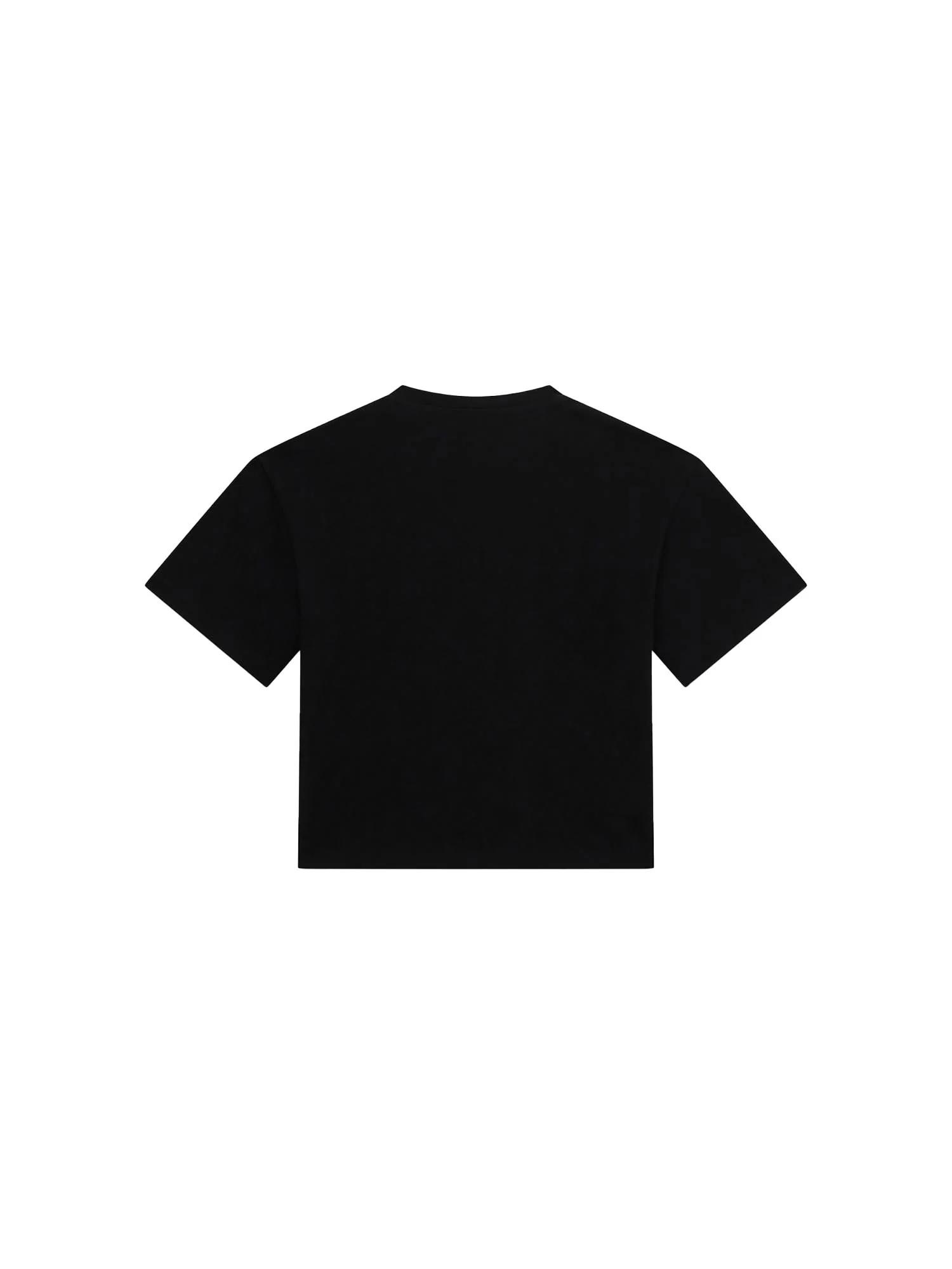 T-shirt Guess Ragazza logo maxi paillettes nero - Image 2