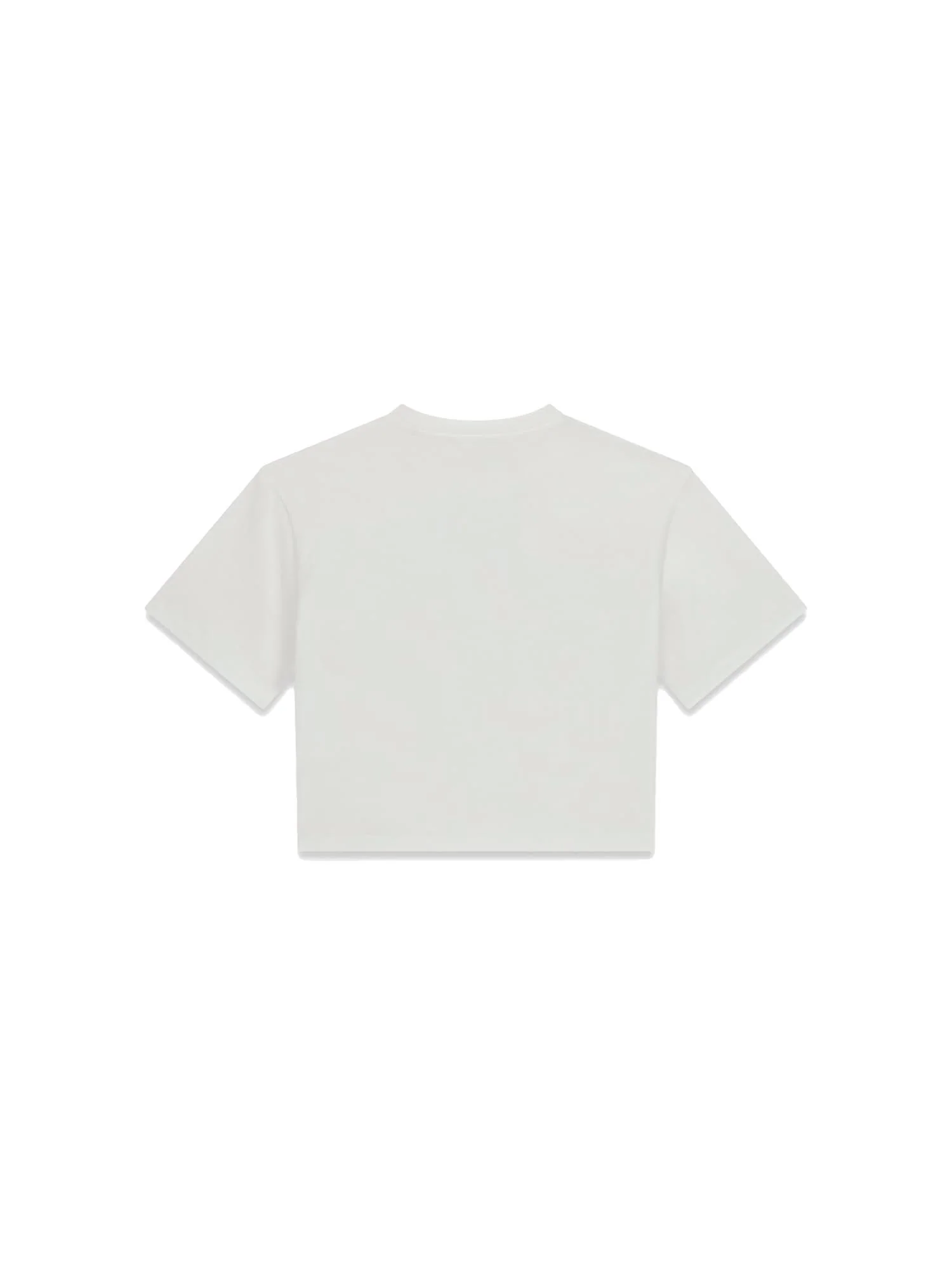 T-shirt Guess Bambina midi logo con strass bianco - Image 2