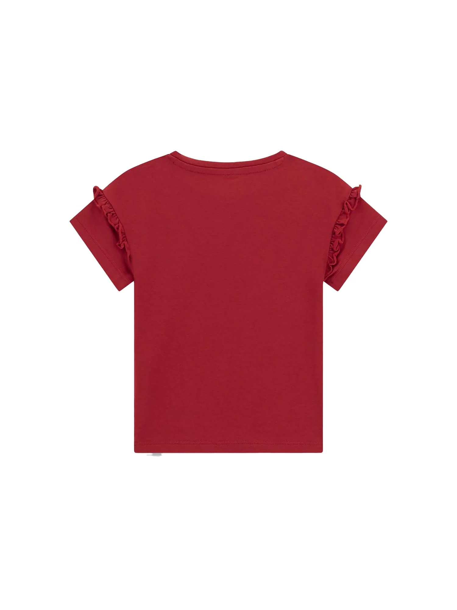 T-shirt Guess Bambina stampa milkshake rosso - Image 2