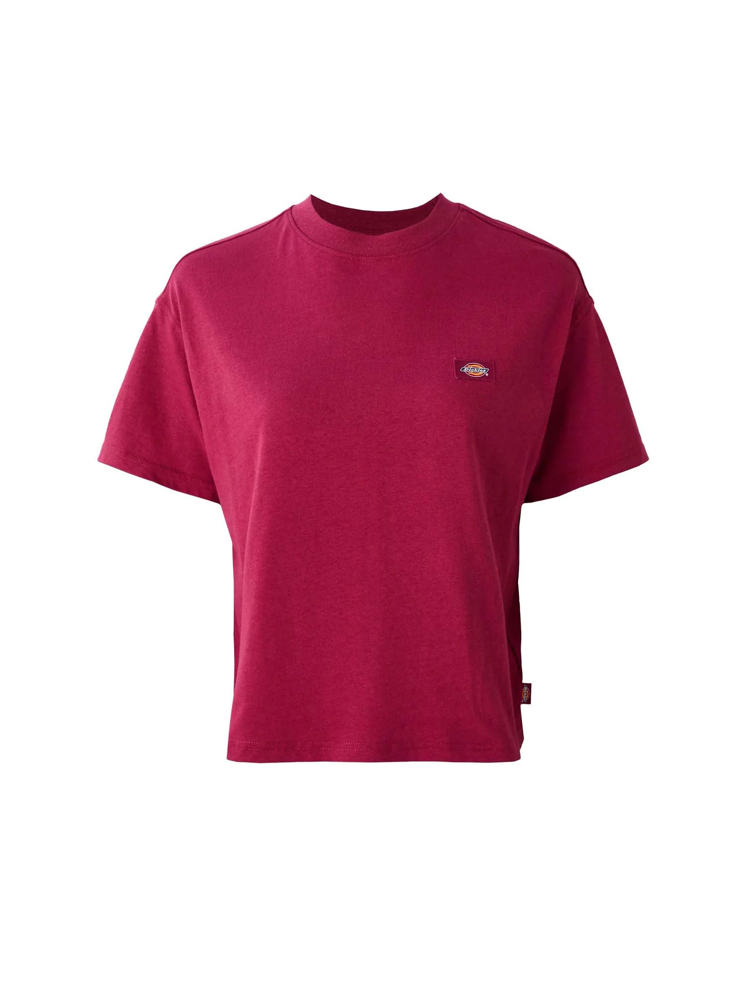T-shirt Dickies donna maniche corte oakport logo boxy rosso - Image 4