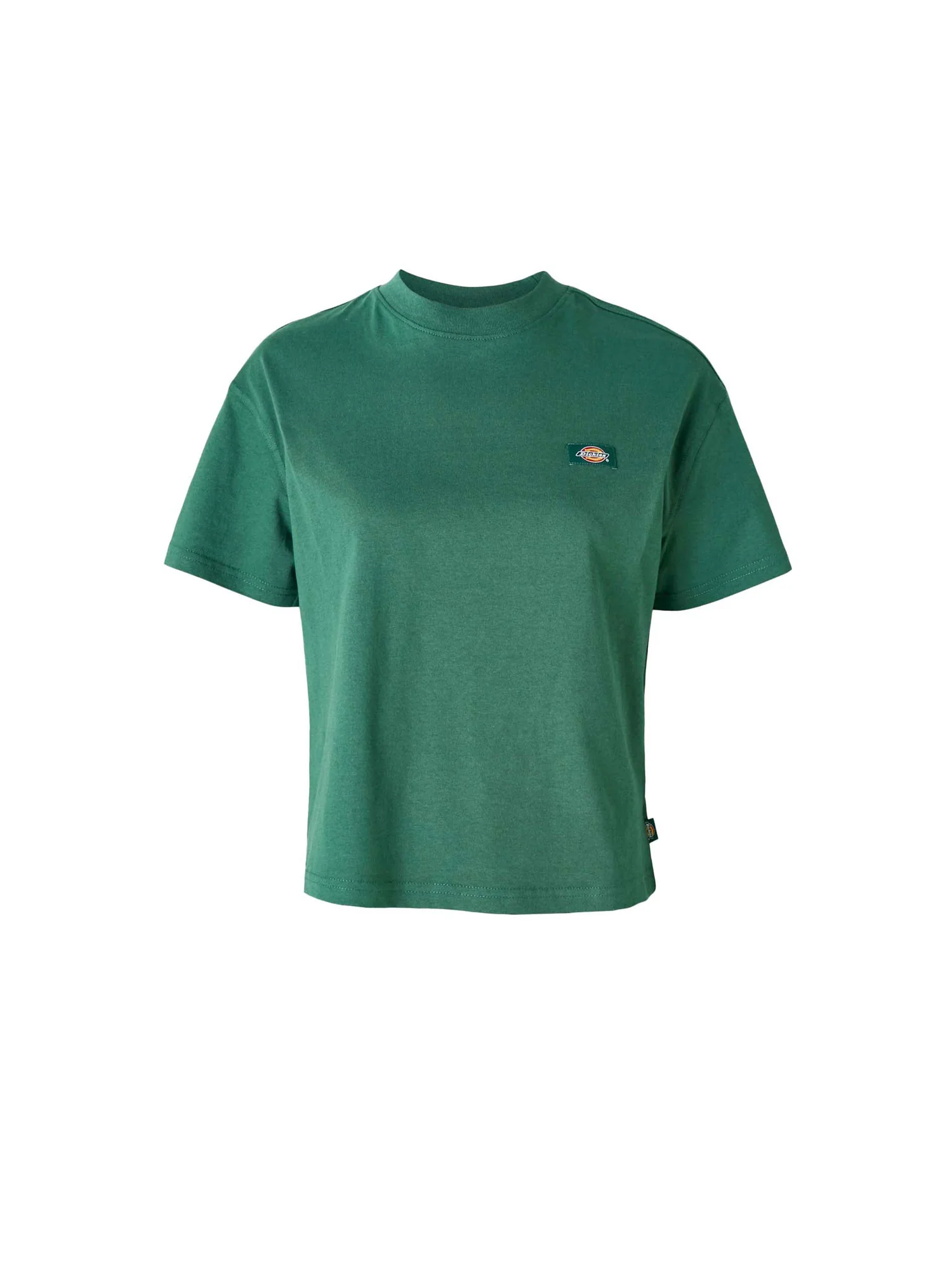 T-shirt Dickies donna maniche corte oakport logo boxy verde - Image 4