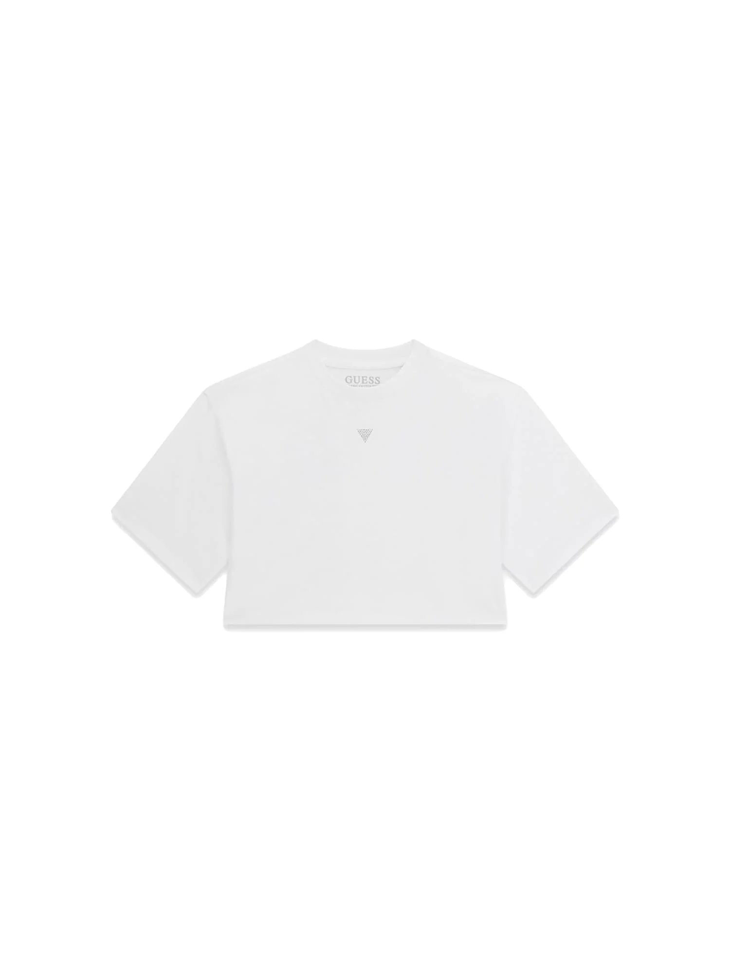 T-shirt Guess Bambina oversize crop bianco - Image 2