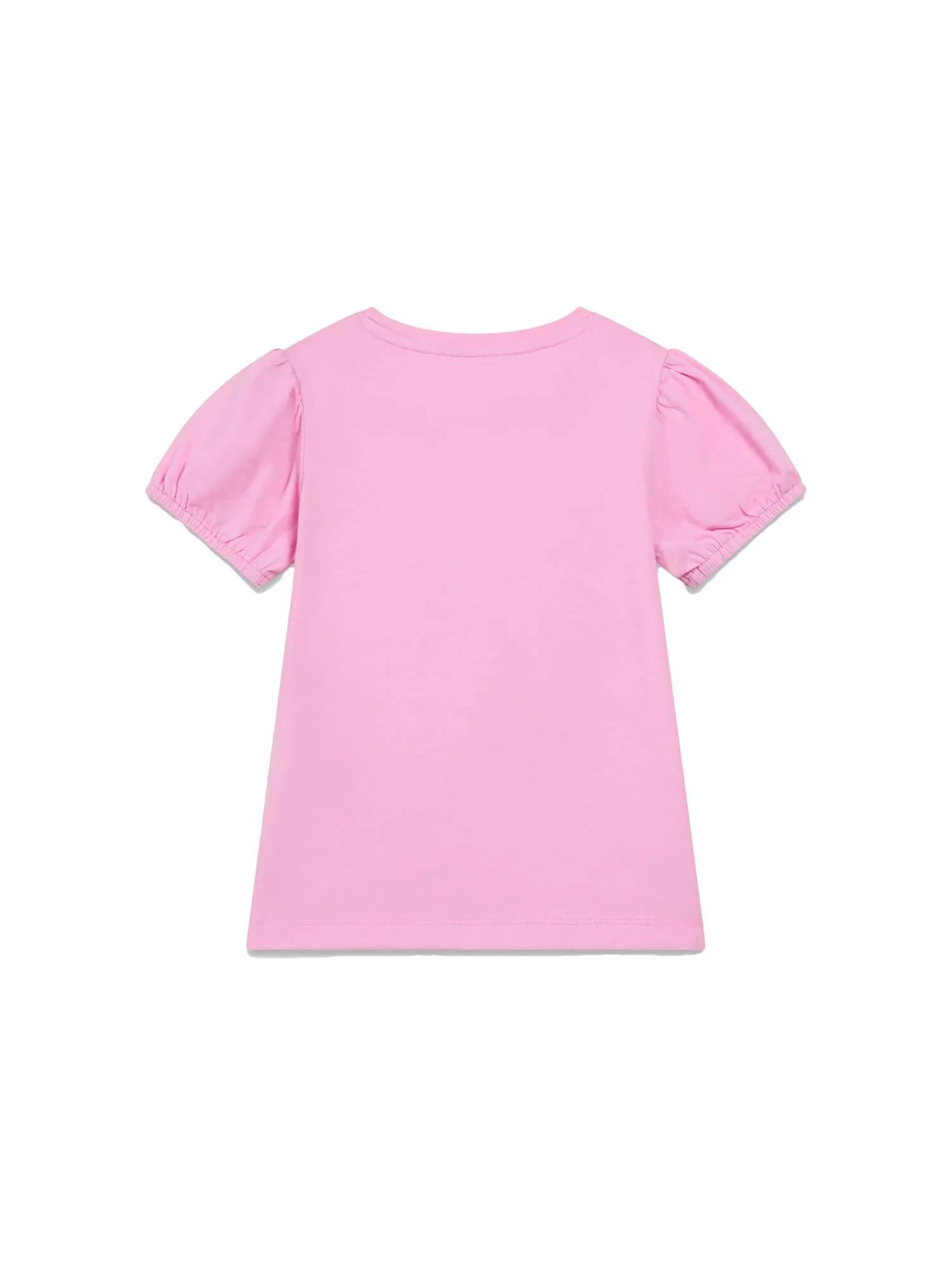 T-shirt Guess Bambina stampa paillettes rosa - Image 2