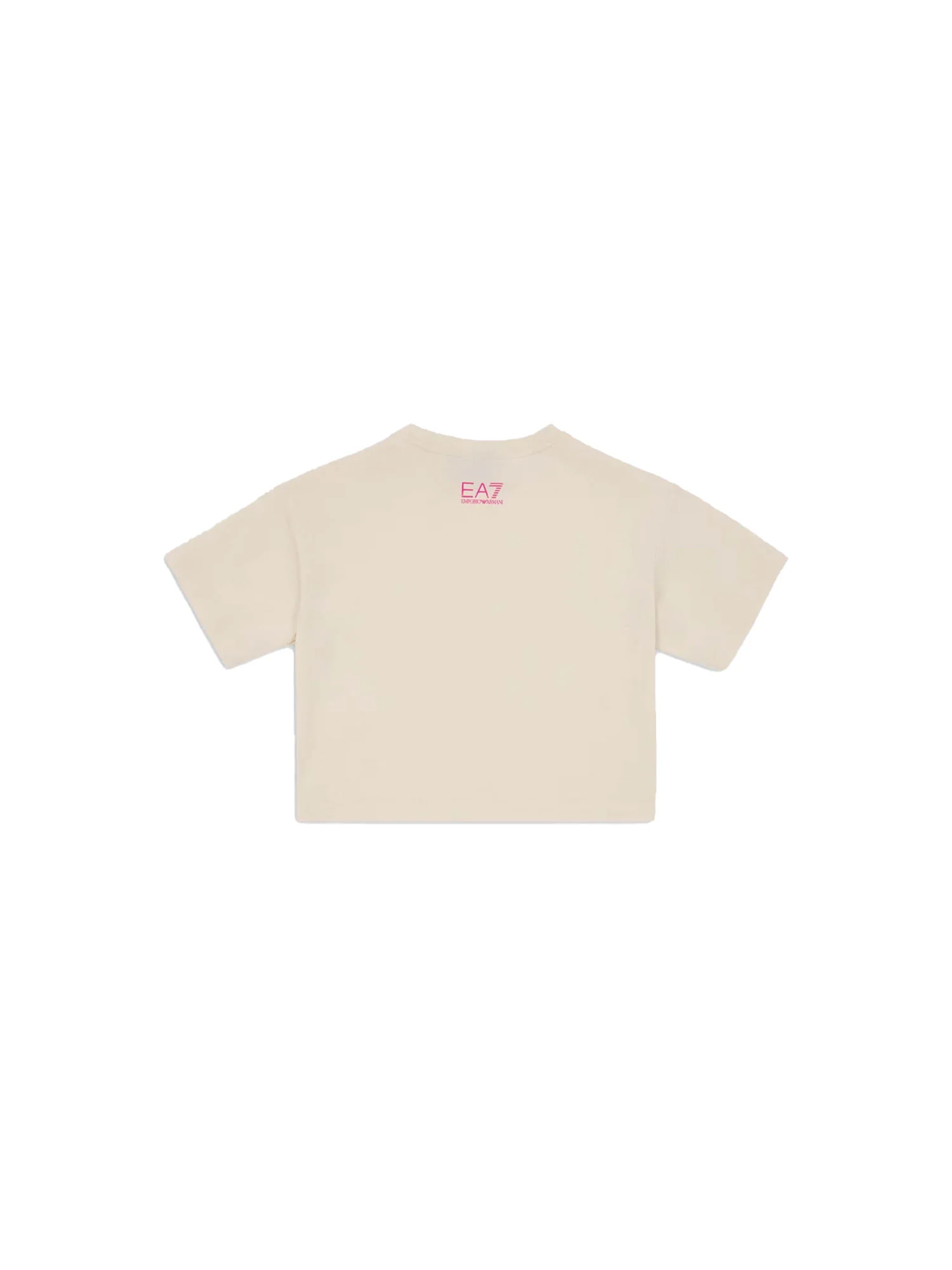 T-shirt patch logo beige - Image 2
