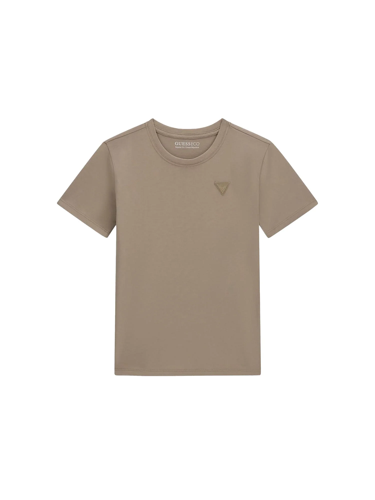 T-shirt Guess Ragazzo mini logo patch grigio
