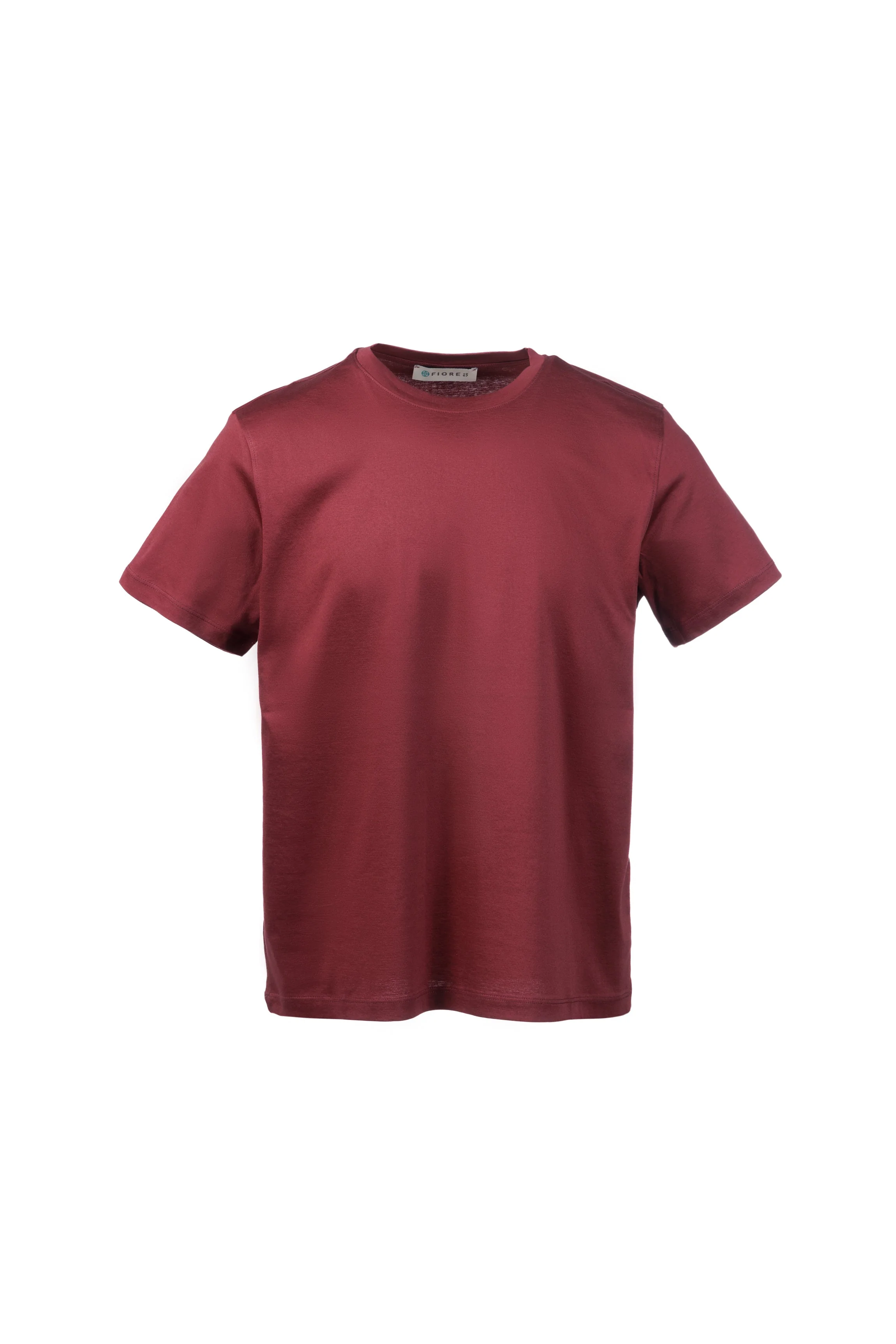 T-shirt in cotone pima melanzana
