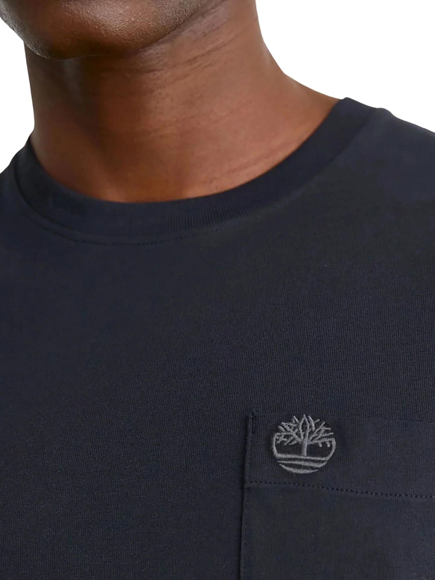 T-shirt Timberland uomo manica corta PKT Dunstan River nero - Image 3